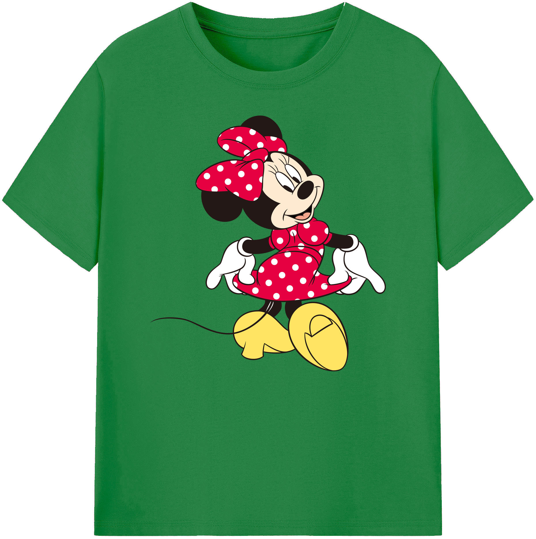 ミッキーマウス Mickey Mouse 綿100％ メンズ半袖Tシャツ｜肌触りやわらか＆通気性