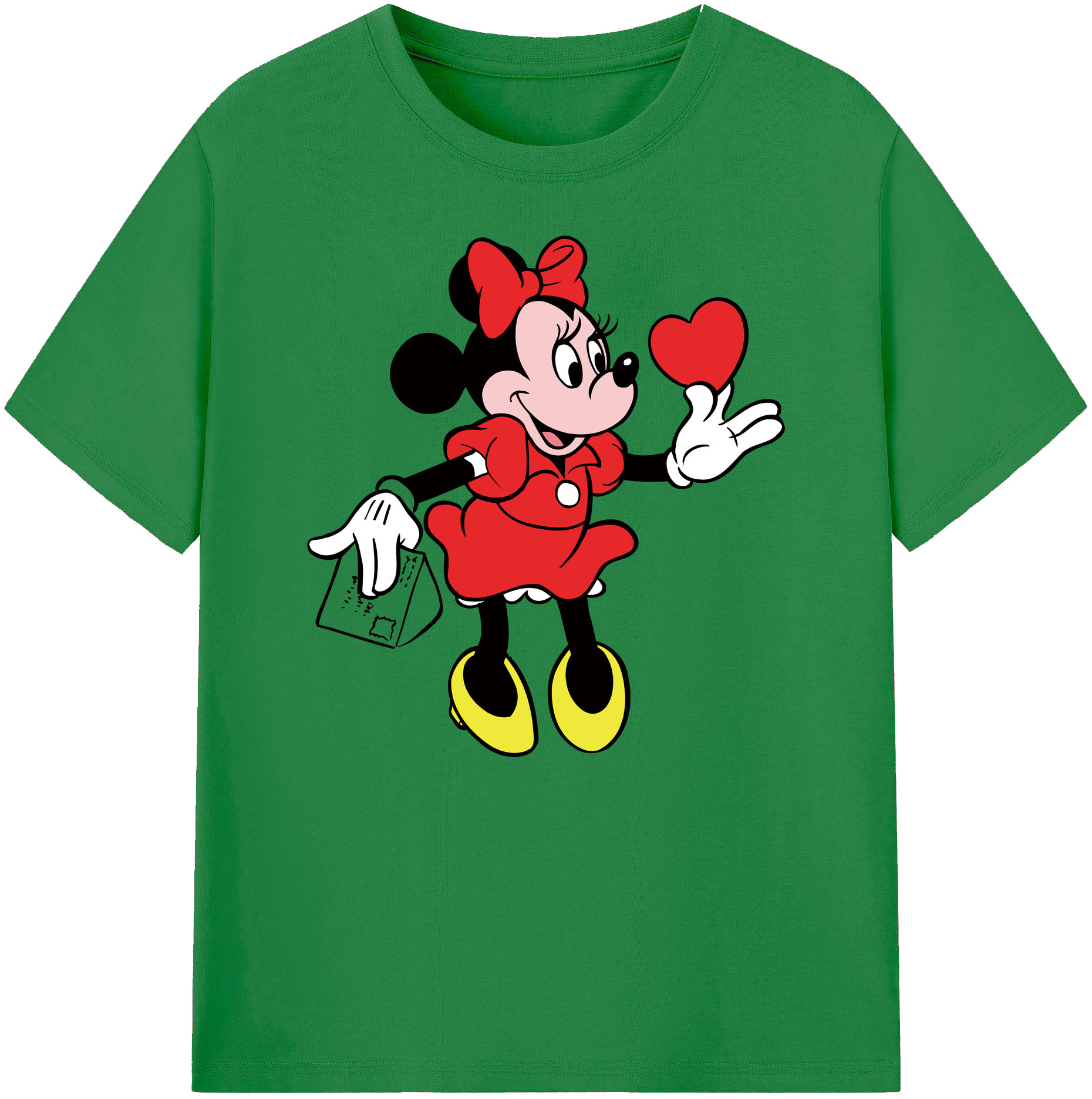 ミッキーマウス Mickey Mouse 綿100％ メンズ半袖Tシャツ｜肌触りやわらか＆通気性
