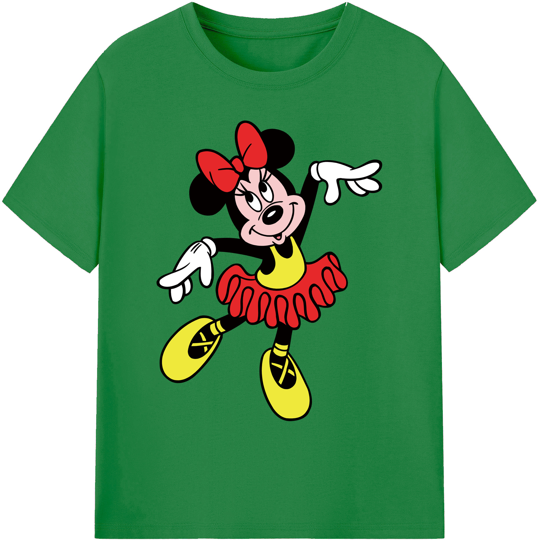 ミッキーマウス Mickey Mouse 綿100％ メンズ半袖Tシャツ｜肌触りやわらか＆通気性