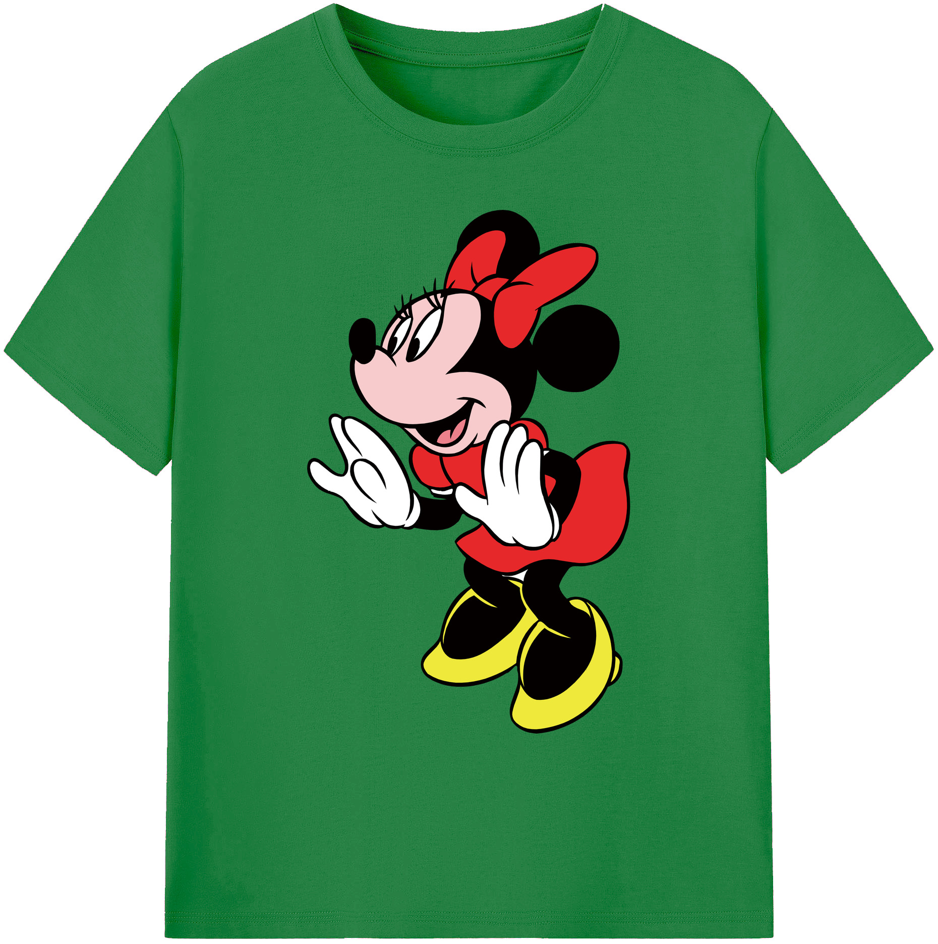 ミッキーマウス Mickey Mouse 綿100％ メンズ半袖Tシャツ｜肌触りやわらか＆通気性