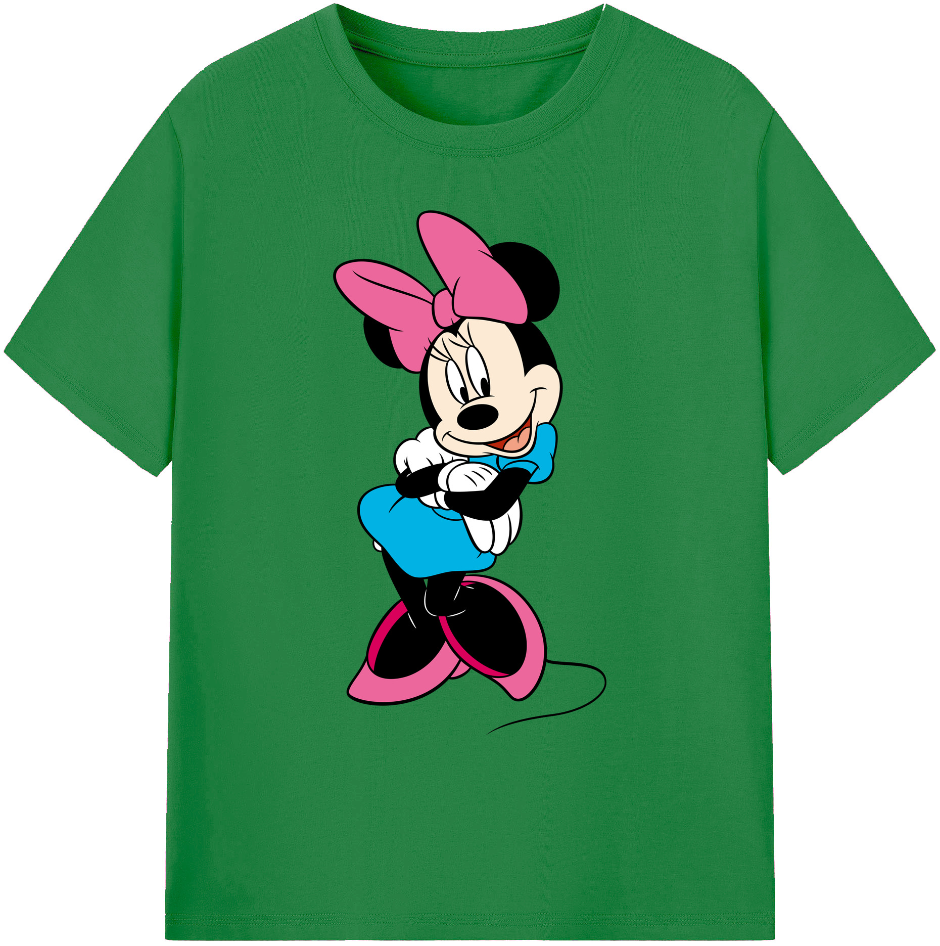 ミッキーマウス Mickey Mouse 綿100％ メンズ半袖Tシャツ｜肌触りやわらか＆通気性