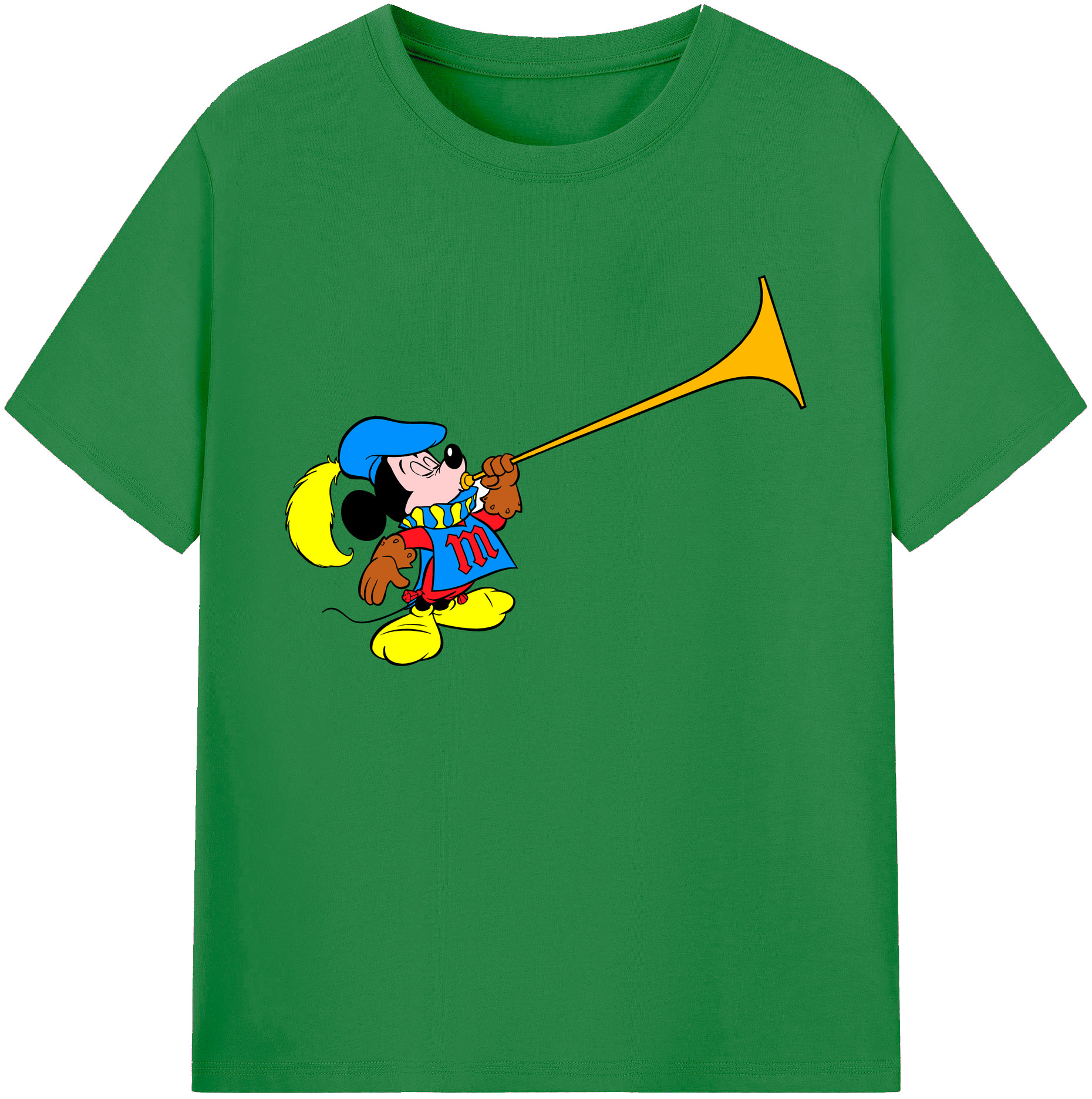 ミッキーマウス Mickey Mouse 綿100％ メンズ半袖Tシャツ｜肌触りやわらか＆通気性