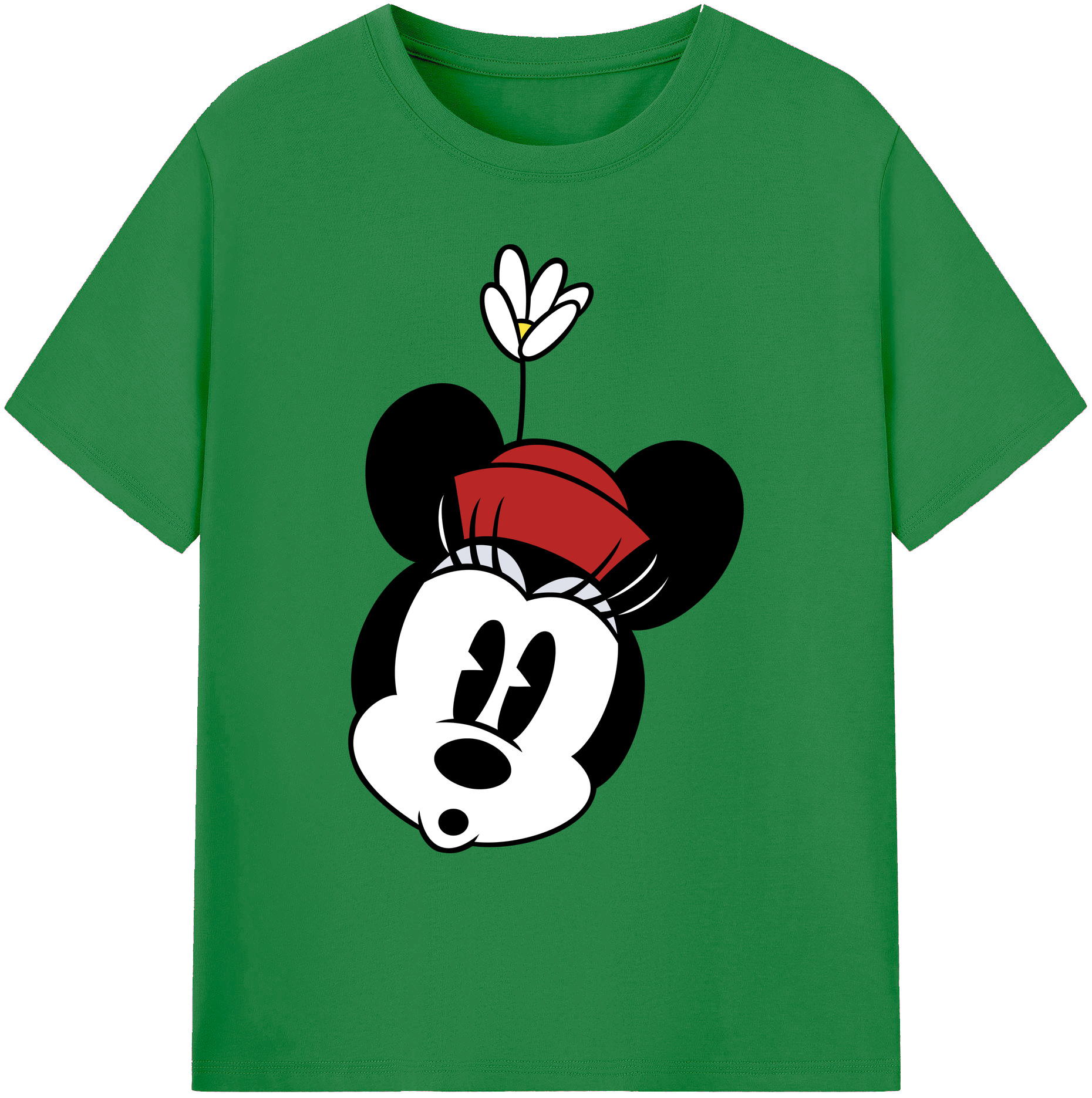 ミッキーマウス Mickey Mouse 綿100％ メンズ半袖Tシャツ｜肌触りやわらか＆通気性