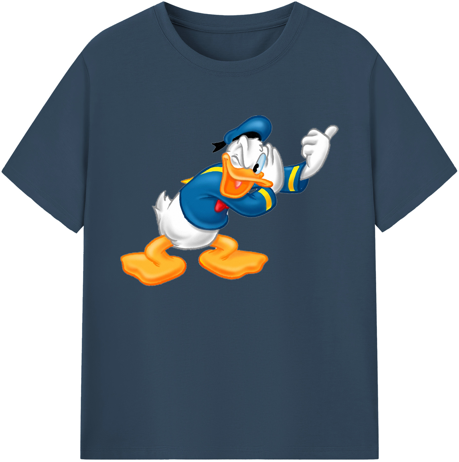 ミッキーマウス Mickey Mouse 綿100％ メンズ半袖Tシャツ｜肌触りやわらか＆通気性