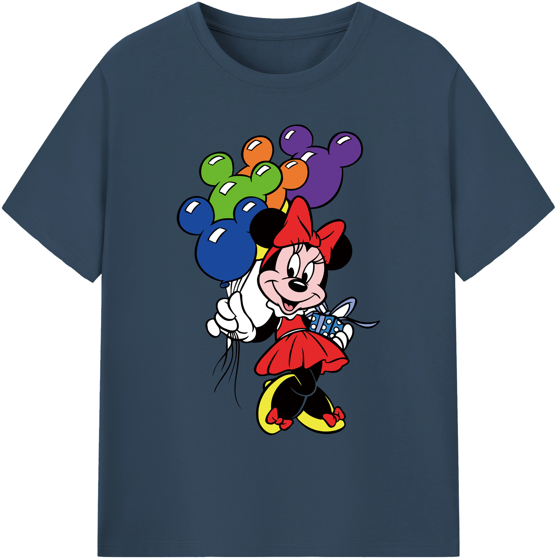 ミッキーマウス Mickey Mouse 綿100％ メンズ半袖Tシャツ｜肌触りやわらか＆通気性