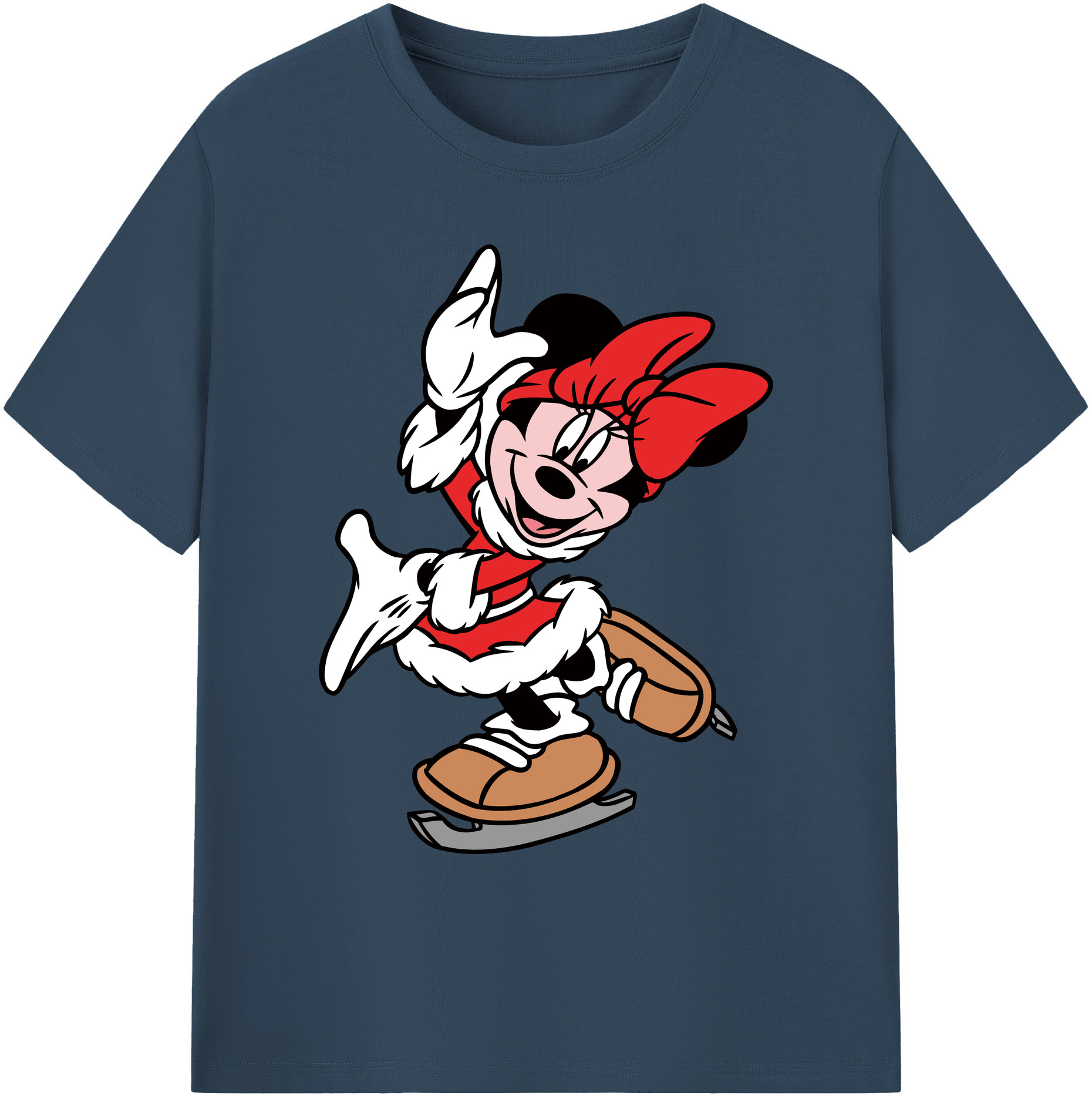 ミッキーマウス Mickey Mouse 綿100％ メンズ半袖Tシャツ｜肌触りやわらか＆通気性