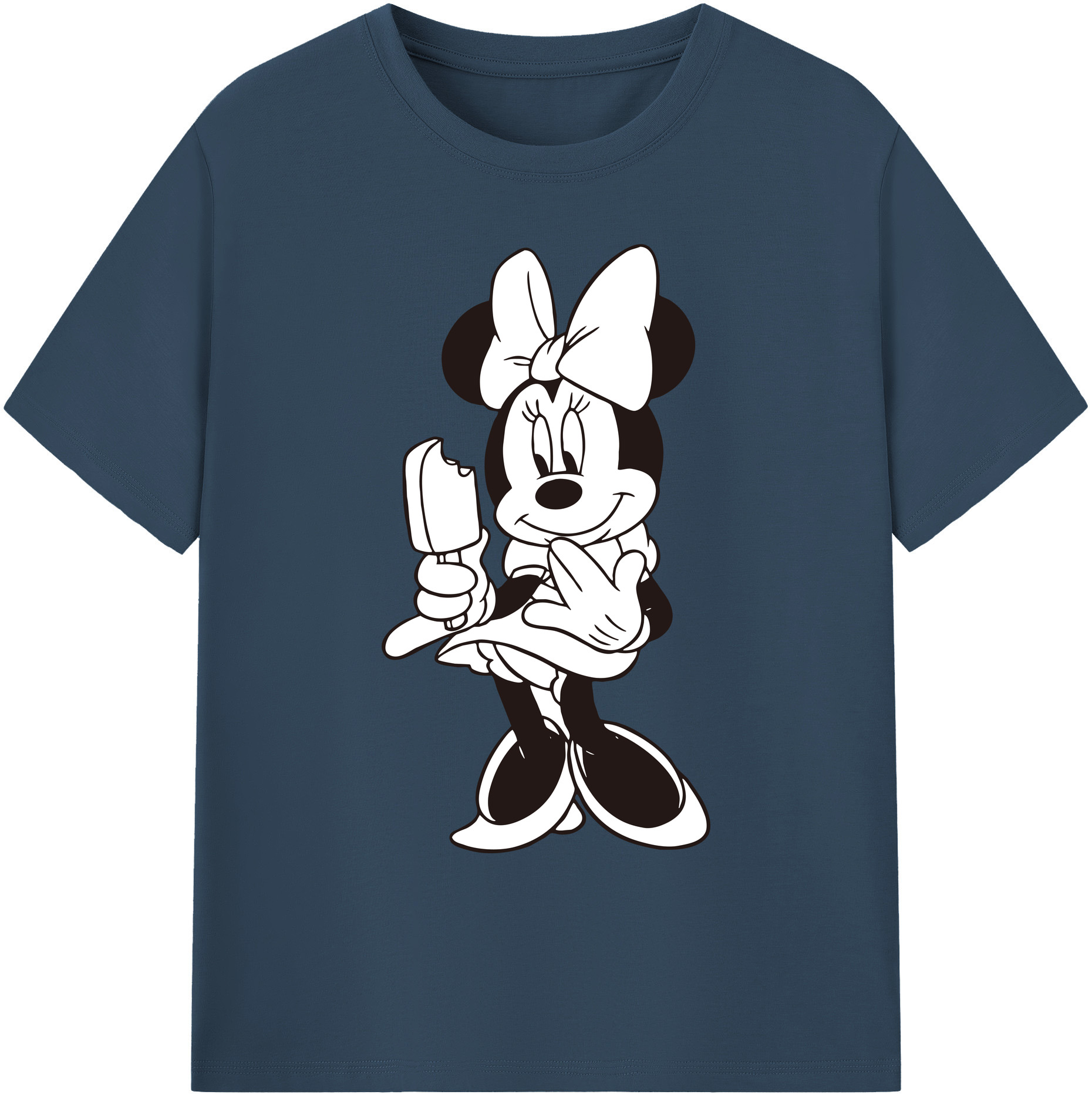 ミッキーマウス Mickey Mouse 綿100％ メンズ半袖Tシャツ｜肌触りやわらか＆通気性