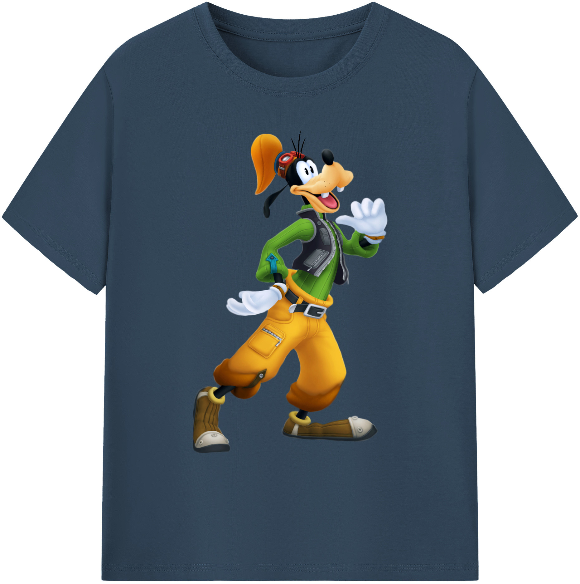 ミッキーマウス Mickey Mouse 綿100％ メンズ半袖Tシャツ｜肌触りやわらか＆通気性