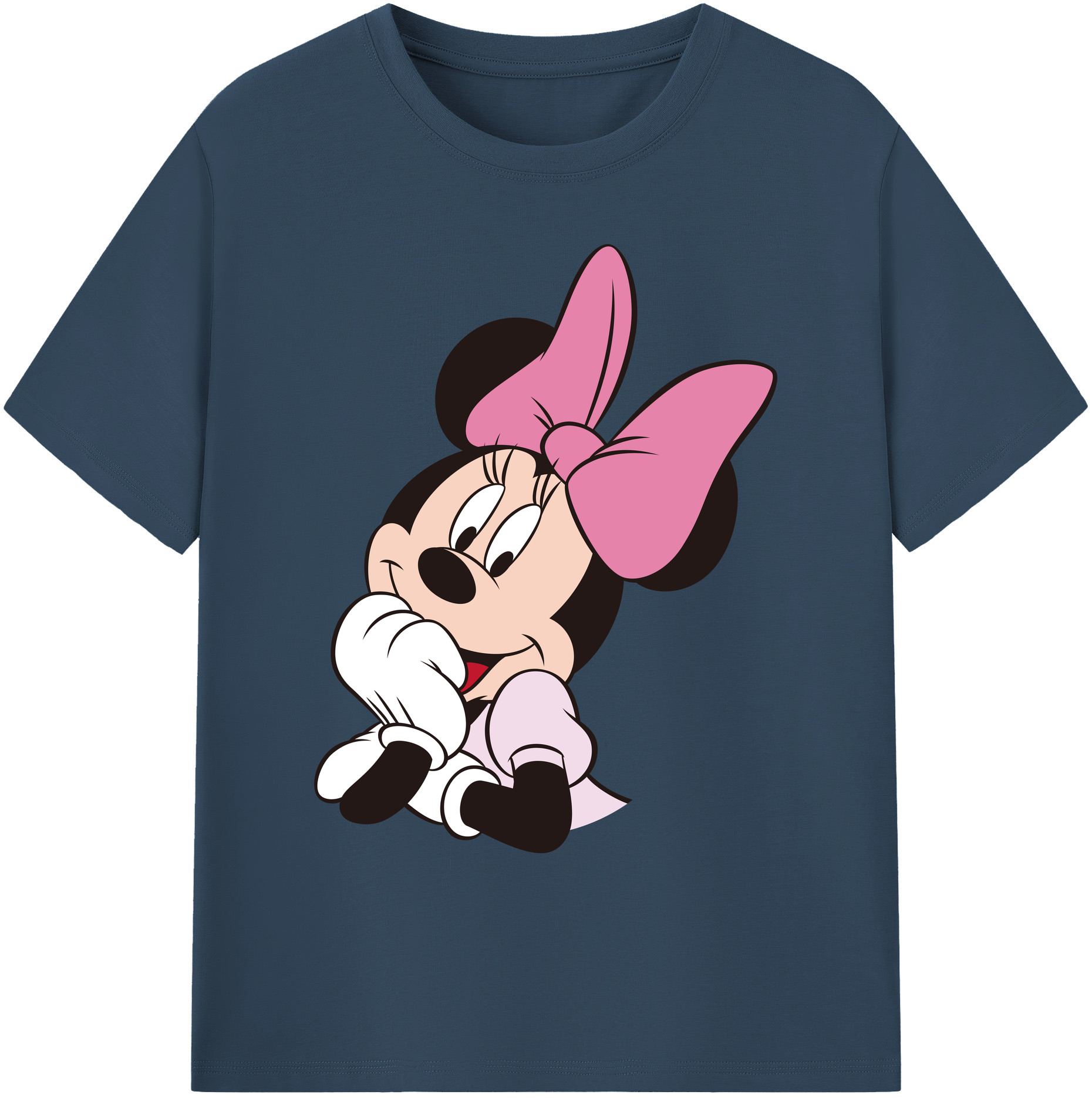 ミッキーマウス Mickey Mouse 綿100％ メンズ半袖Tシャツ｜肌触りやわらか＆通気性
