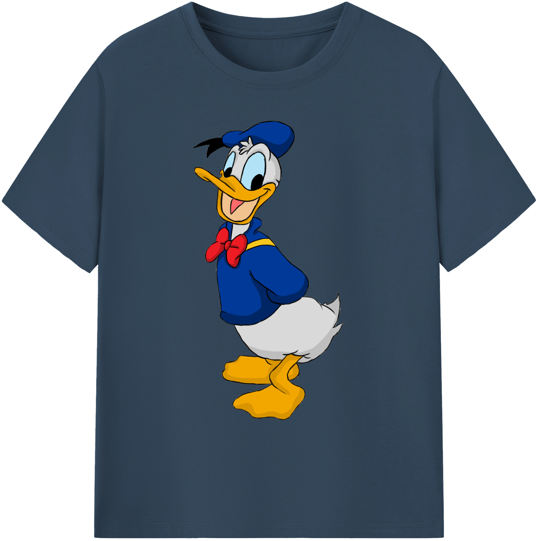 ミッキーマウス Mickey Mouse 綿100％ メンズ半袖Tシャツ｜肌触りやわらか＆通気性