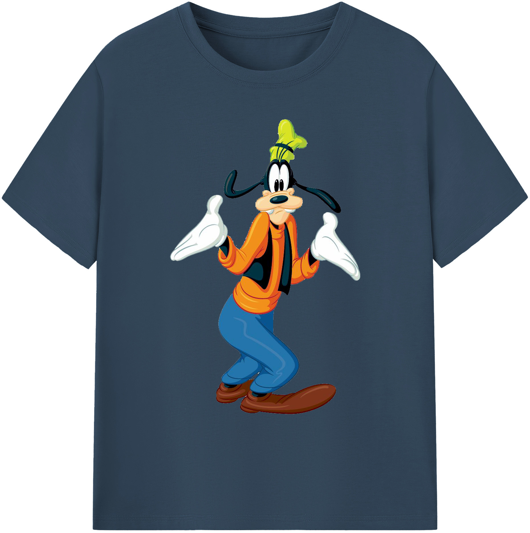 ミッキーマウス Mickey Mouse 綿100％ メンズ半袖Tシャツ｜肌触りやわらか＆通気性
