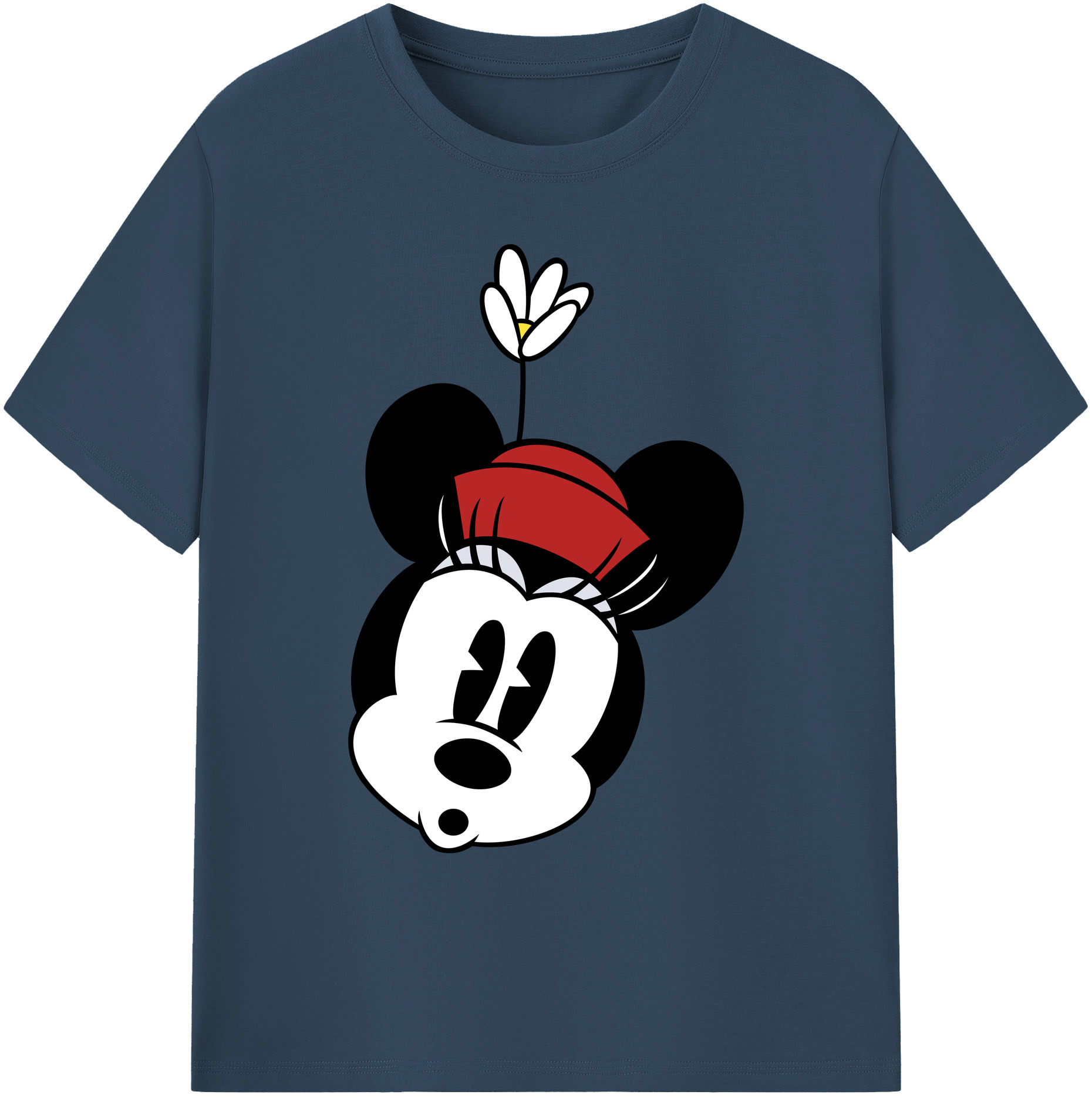 ミッキーマウス Mickey Mouse 綿100％ メンズ半袖Tシャツ｜肌触りやわらか＆通気性