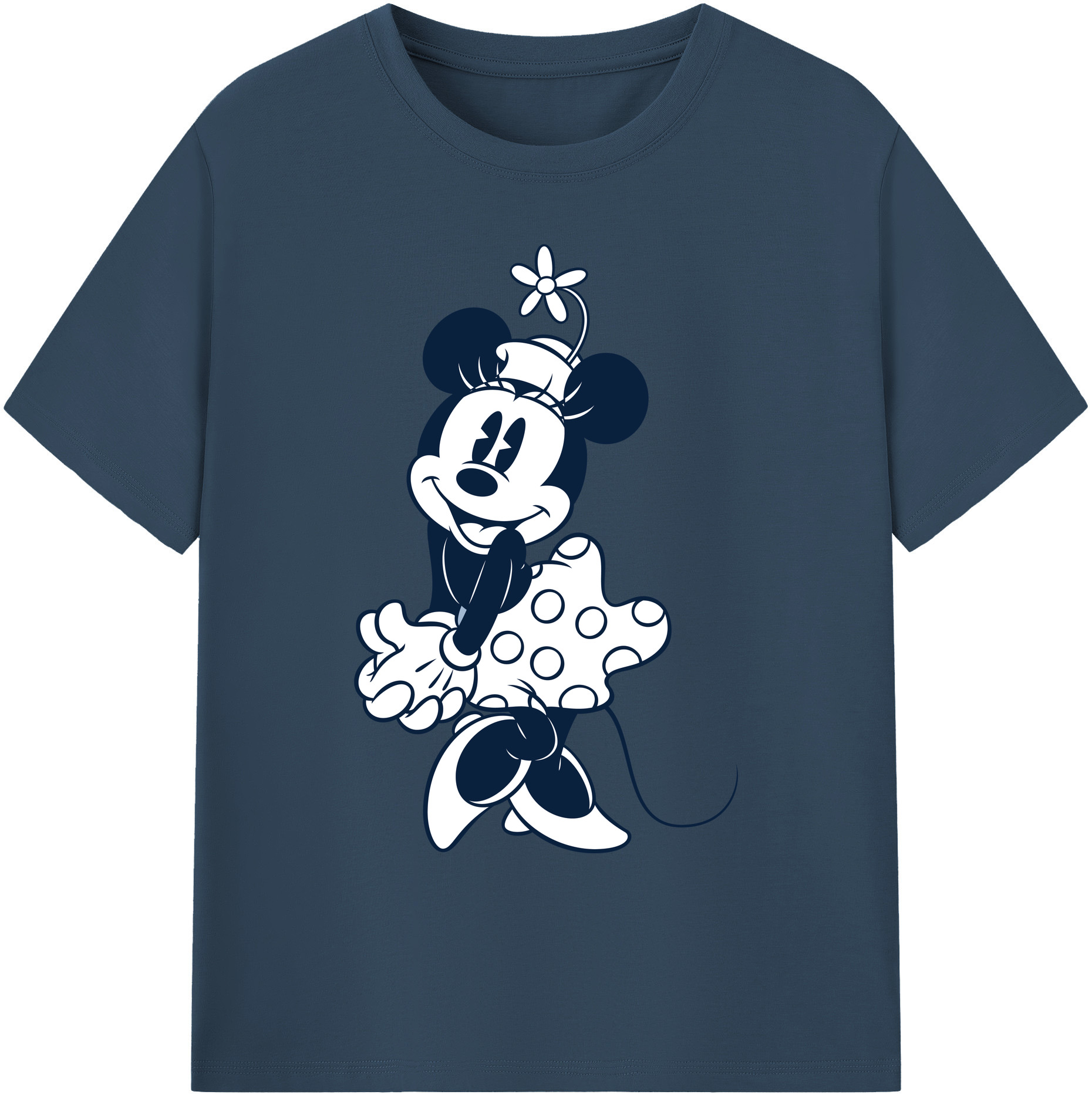 ミッキーマウス Mickey Mouse 綿100％ メンズ半袖Tシャツ｜肌触りやわらか＆通気性