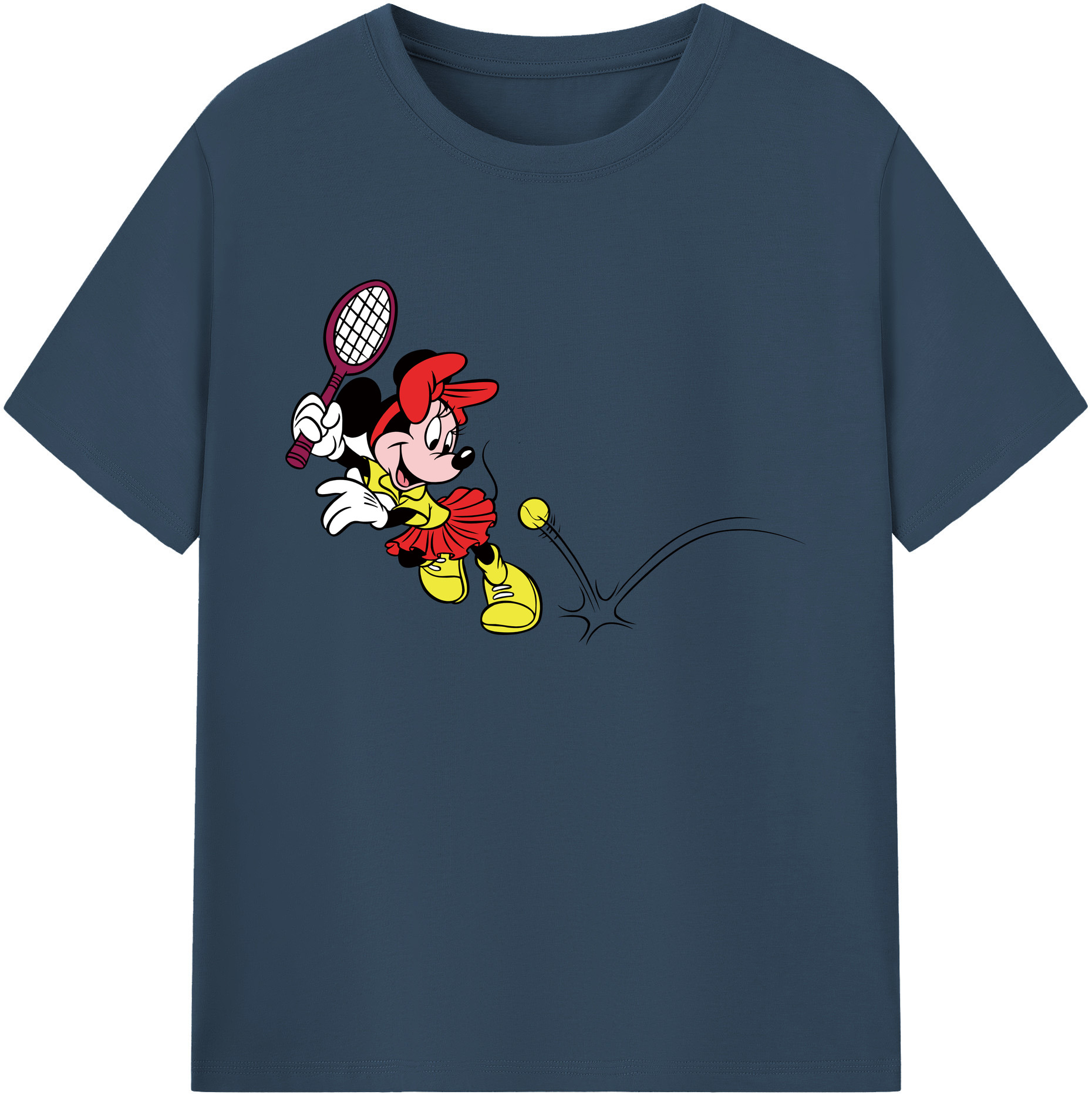 ミッキーマウス Mickey Mouse 綿100％ メンズ半袖Tシャツ｜肌触りやわらか＆通気性