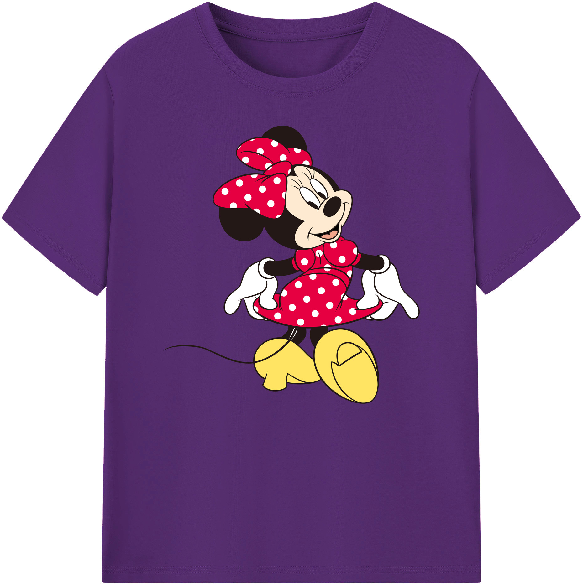 ミッキーマウス Mickey Mouse 綿100％ メンズ半袖Tシャツ｜肌触りやわらか＆通気性