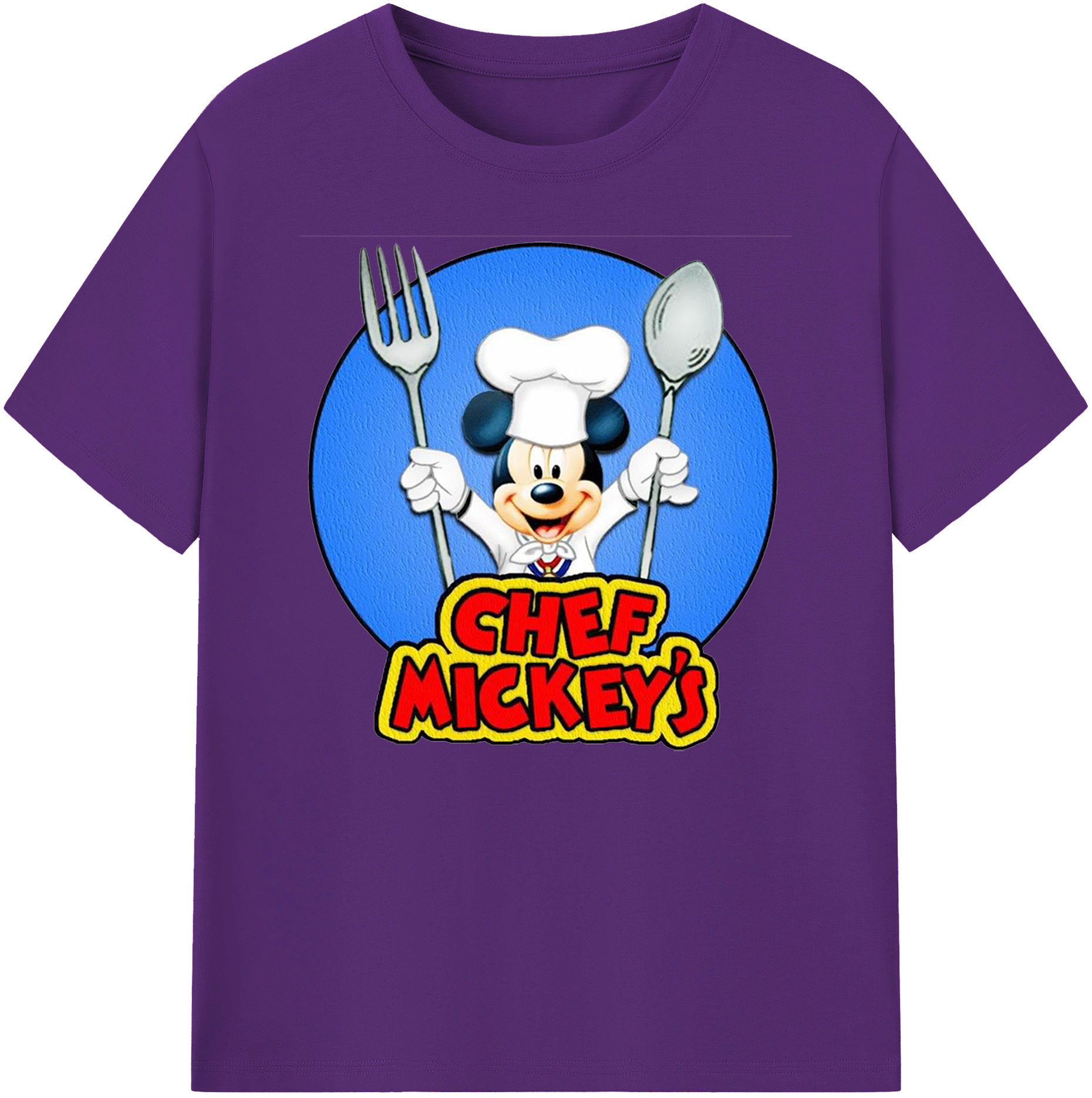 ミッキーマウス Mickey Mouse 綿100％ メンズ半袖Tシャツ｜肌触りやわらか＆通気性