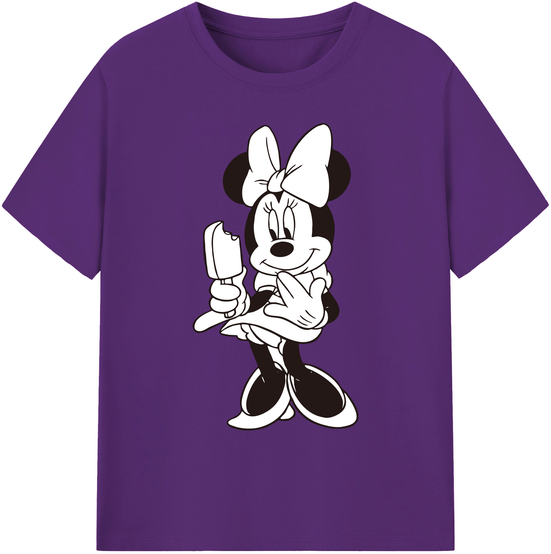 ミッキーマウス Mickey Mouse 綿100％ メンズ半袖Tシャツ｜肌触りやわらか＆通気性