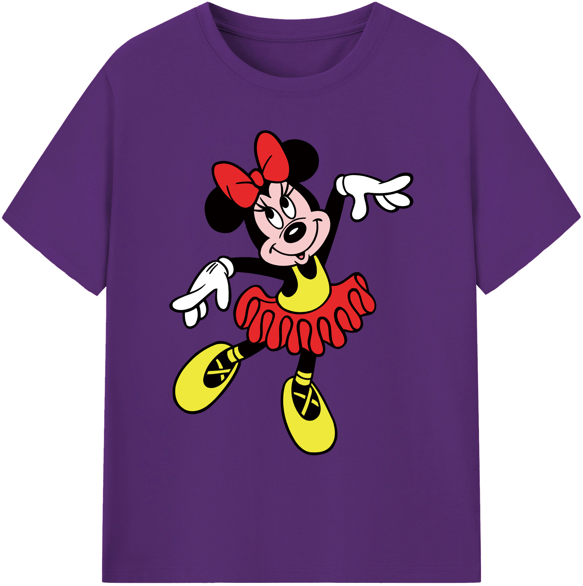 ミッキーマウス Mickey Mouse 綿100％ メンズ半袖Tシャツ｜肌触りやわらか＆通気性