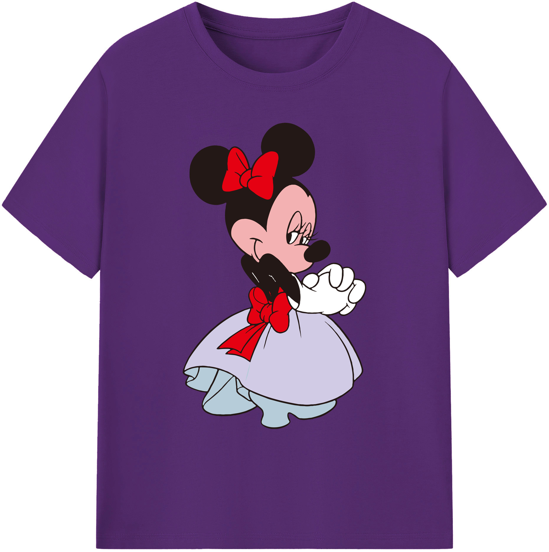 ミッキーマウス Mickey Mouse 綿100％ メンズ半袖Tシャツ｜肌触りやわらか＆通気性