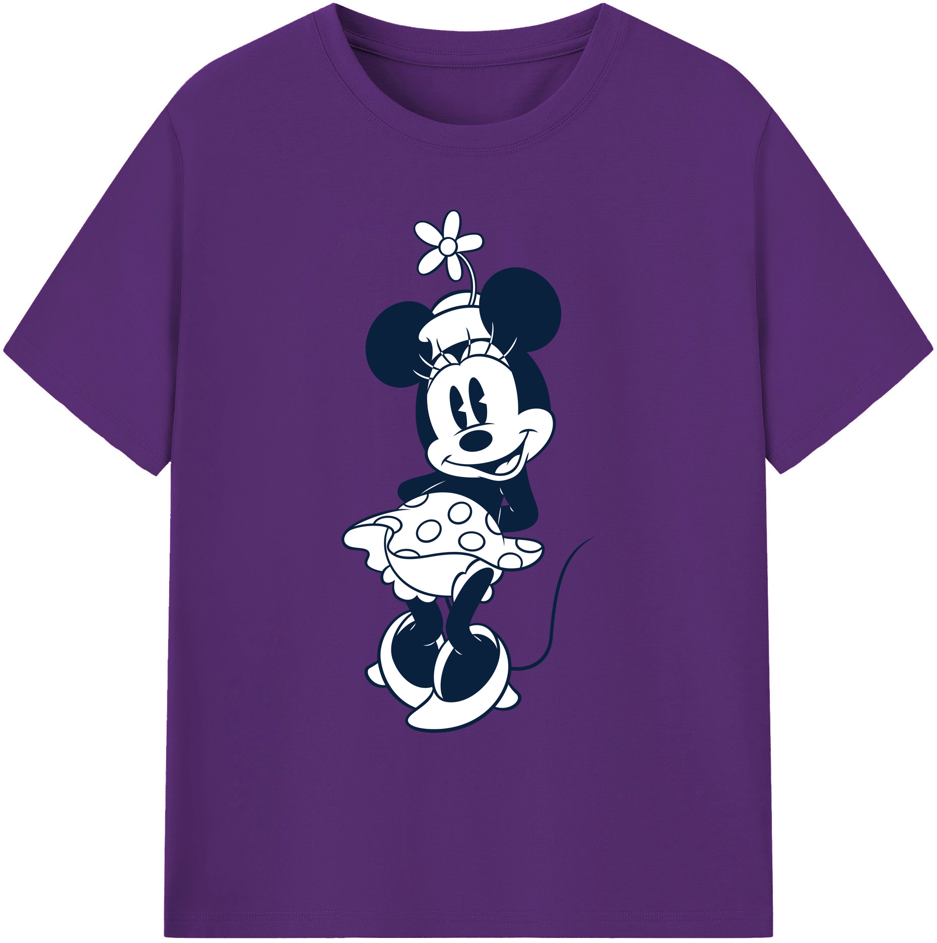ミッキーマウス Mickey Mouse 綿100％ メンズ半袖Tシャツ｜肌触りやわらか＆通気性