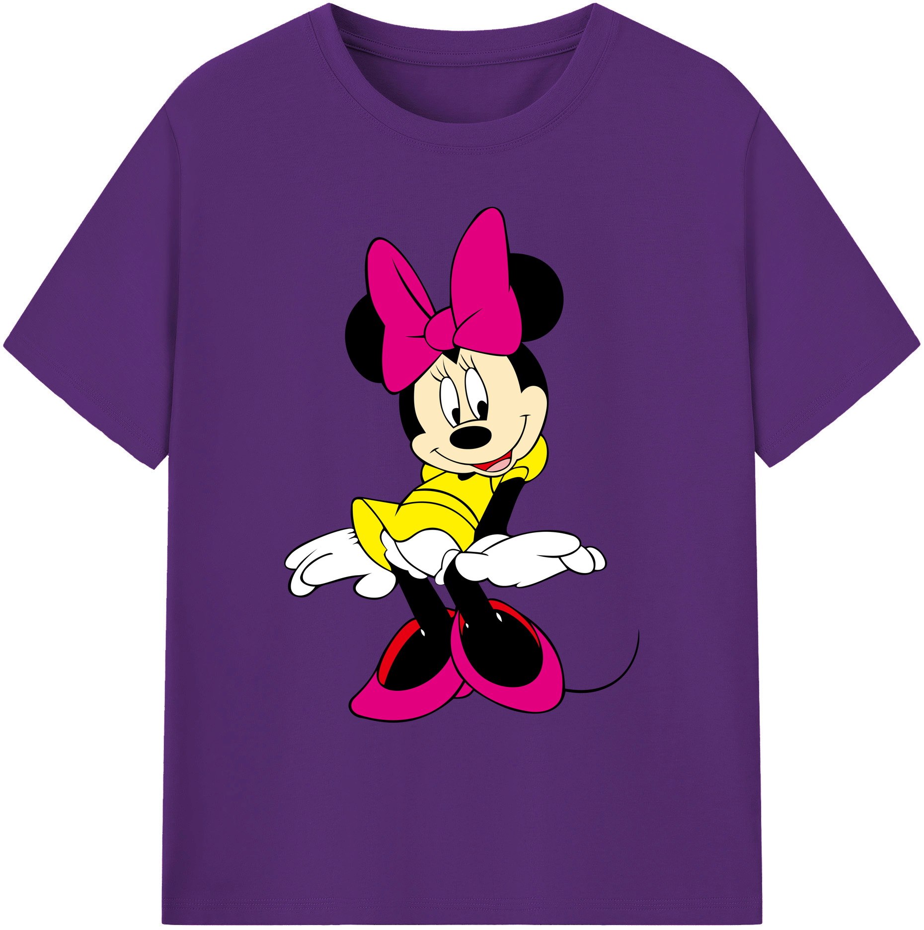 ミッキーマウス Mickey Mouse 綿100％ メンズ半袖Tシャツ｜肌触りやわらか＆通気性