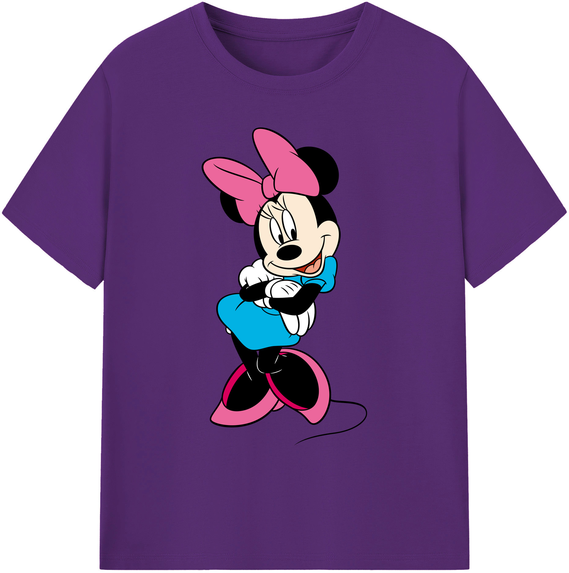ミッキーマウス Mickey Mouse 綿100％ メンズ半袖Tシャツ｜肌触りやわらか＆通気性