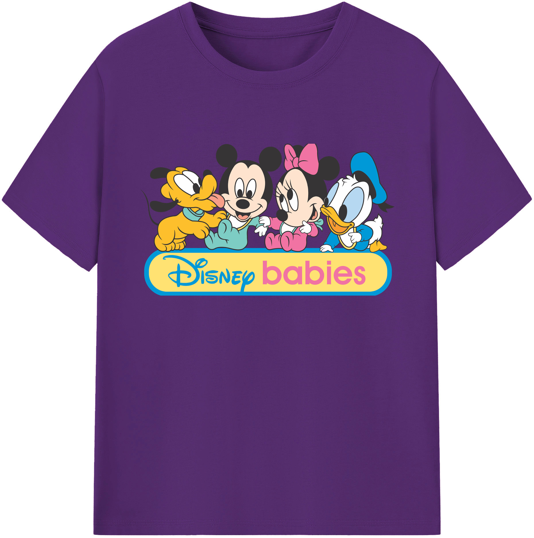 ミッキーマウス Mickey Mouse 綿100％ メンズ半袖Tシャツ｜肌触りやわらか＆通気性