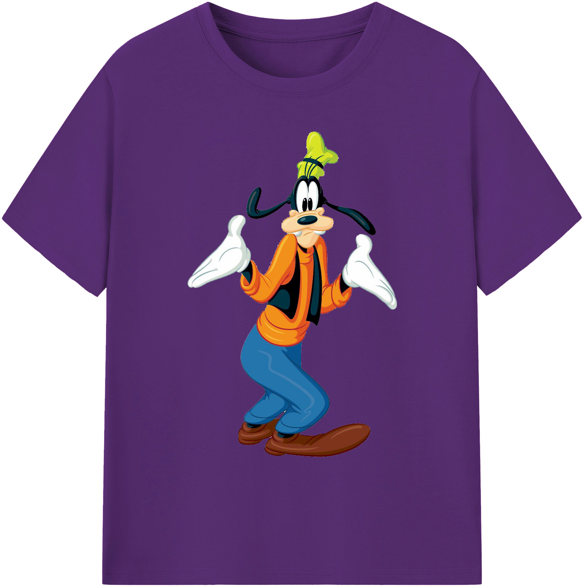 ミッキーマウス Mickey Mouse 綿100％ メンズ半袖Tシャツ｜肌触りやわらか＆通気性