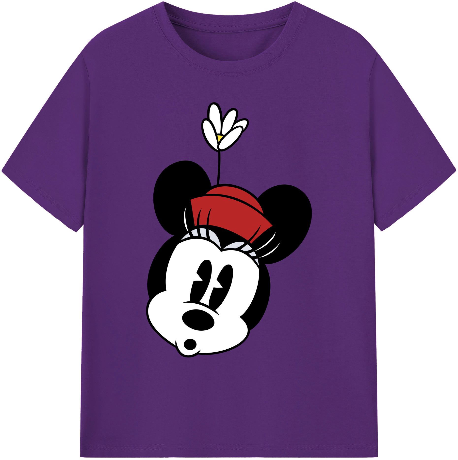 ミッキーマウス Mickey Mouse 綿100％ メンズ半袖Tシャツ｜肌触りやわらか＆通気性