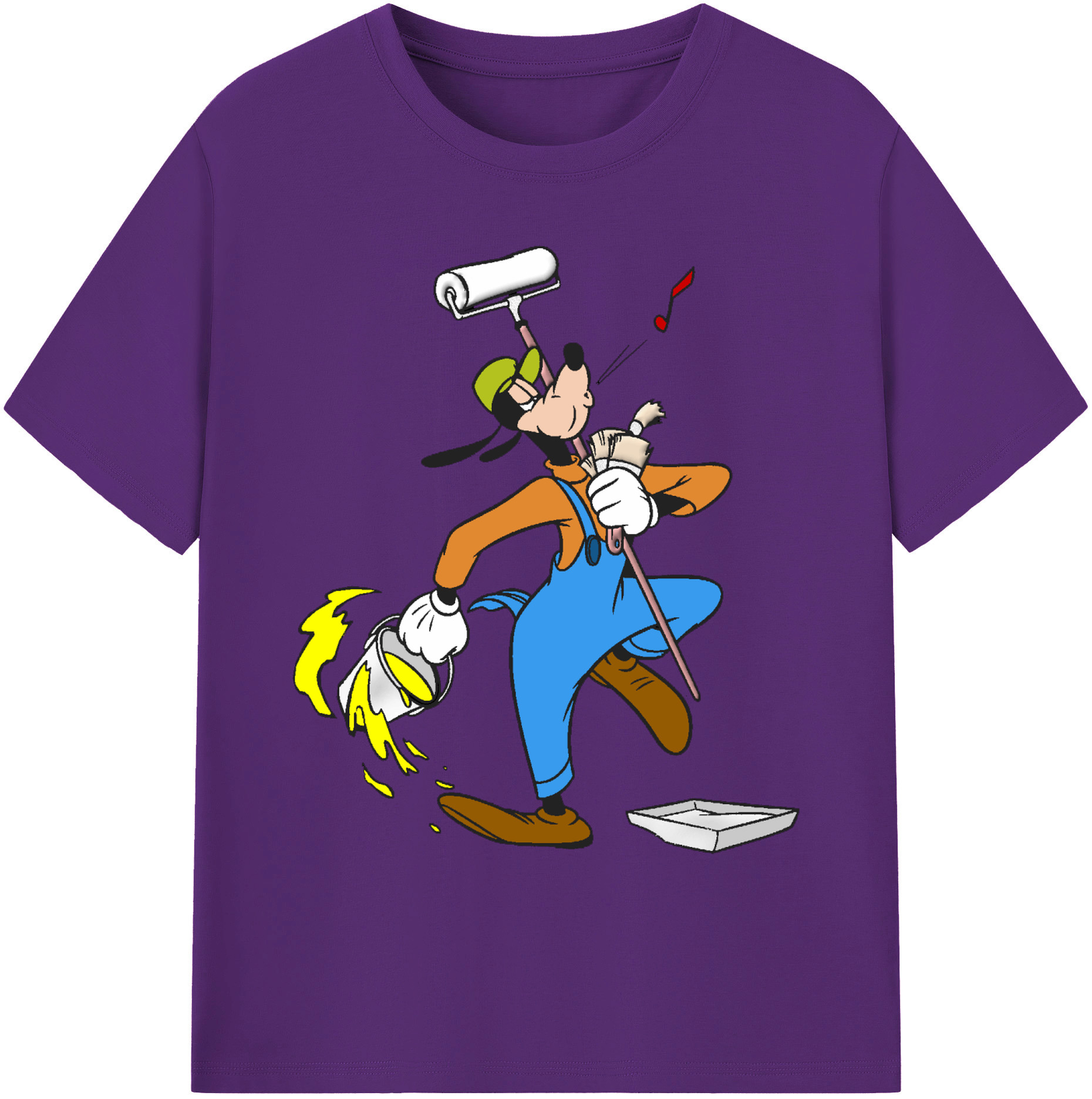 ミッキーマウス Mickey Mouse 綿100％ メンズ半袖Tシャツ｜肌触りやわらか＆通気性