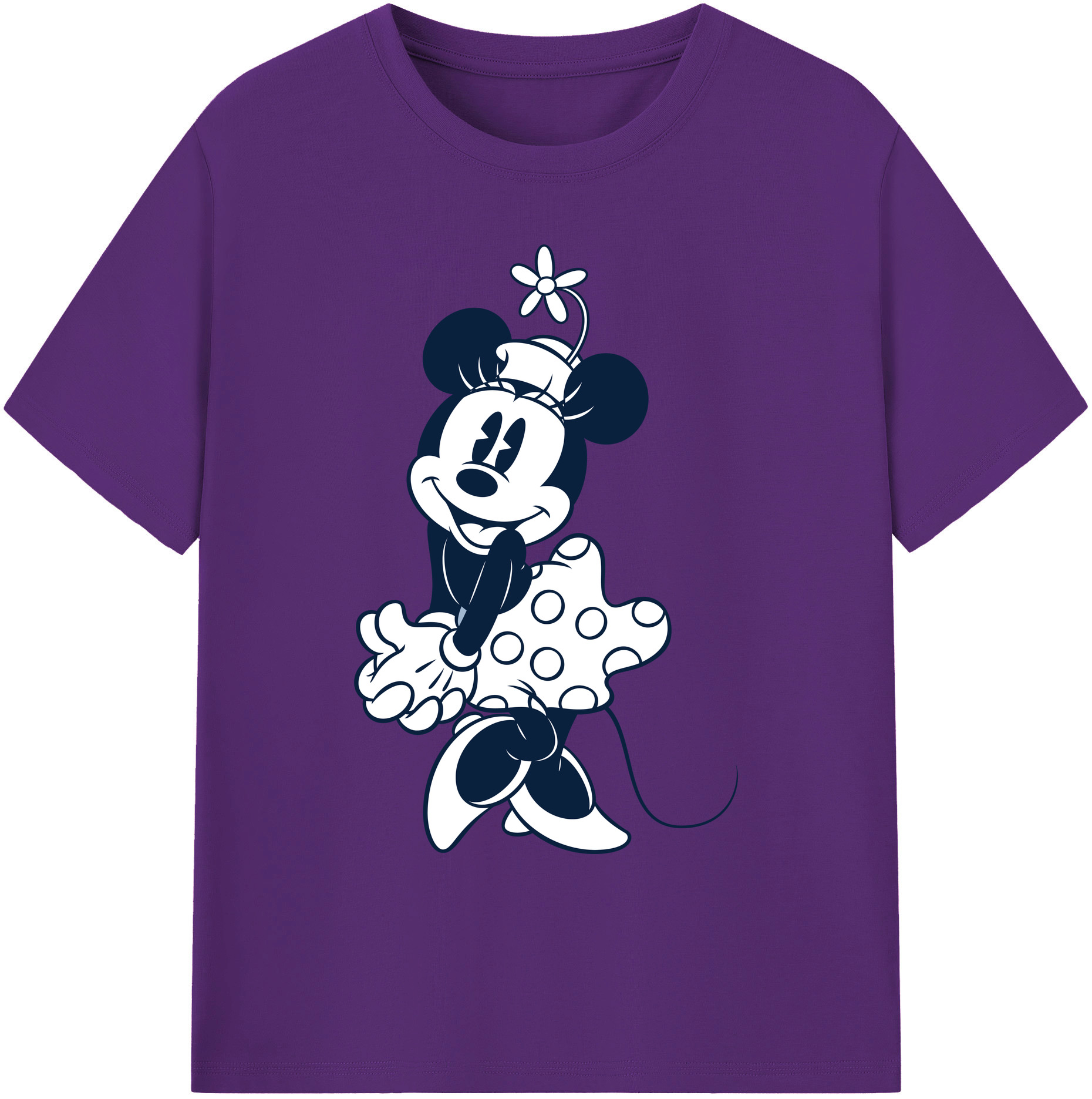 ミッキーマウス Mickey Mouse 綿100％ メンズ半袖Tシャツ｜肌触りやわらか＆通気性