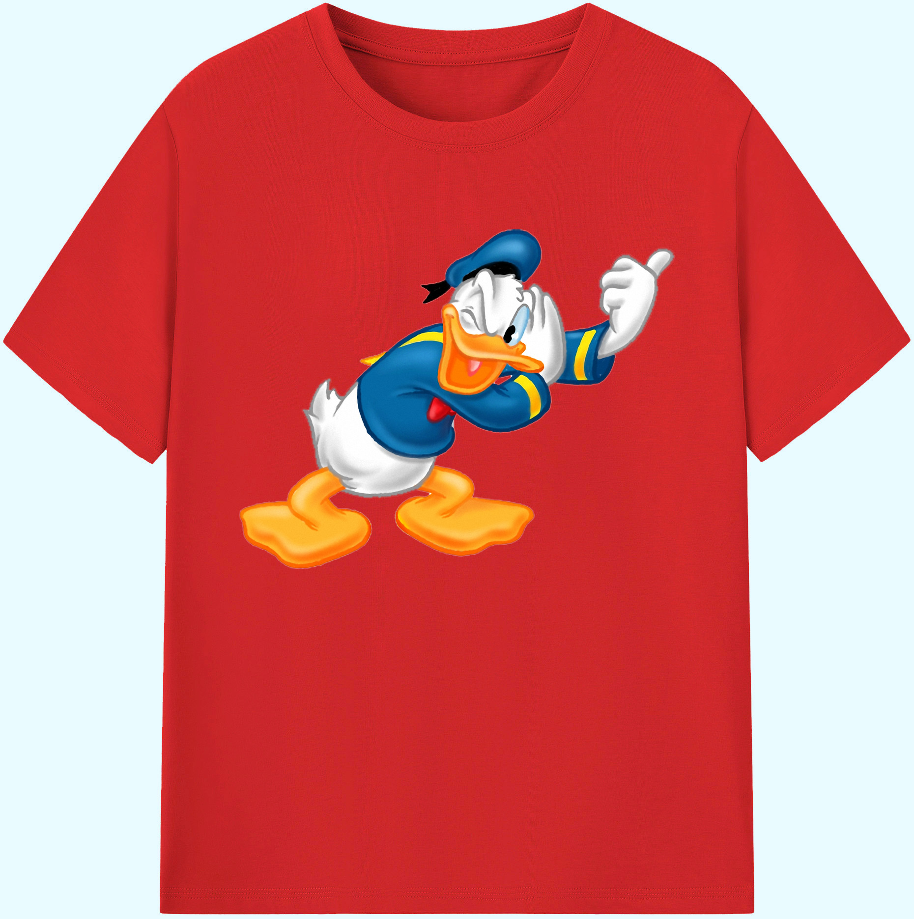 ミッキーマウス Mickey Mouse 綿100％ メンズ半袖Tシャツ｜肌触りやわらか＆通気性