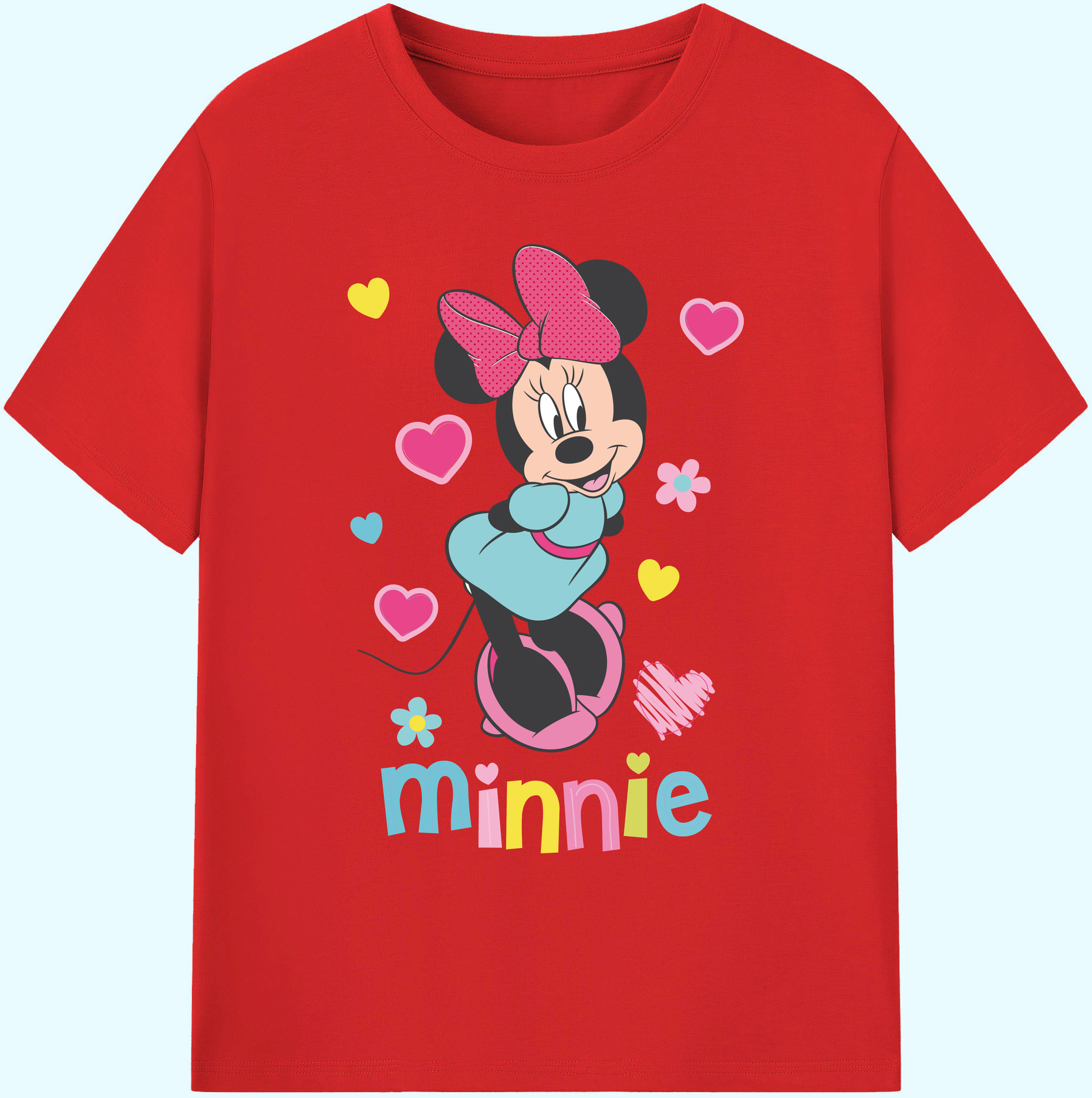 （画像用） ミッキーマウス Mickey Mouse 綿100％ メンズ半袖Tシャツ｜肌触りやわらか＆通気性