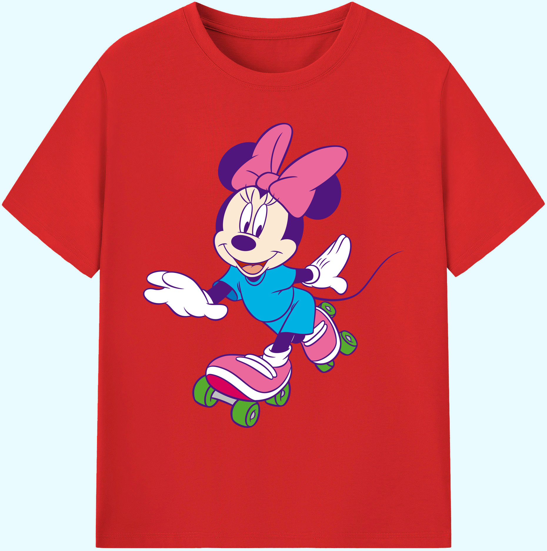 ミッキーマウス Mickey Mouse 綿100％ メンズ半袖Tシャツ｜肌触りやわらか＆通気性