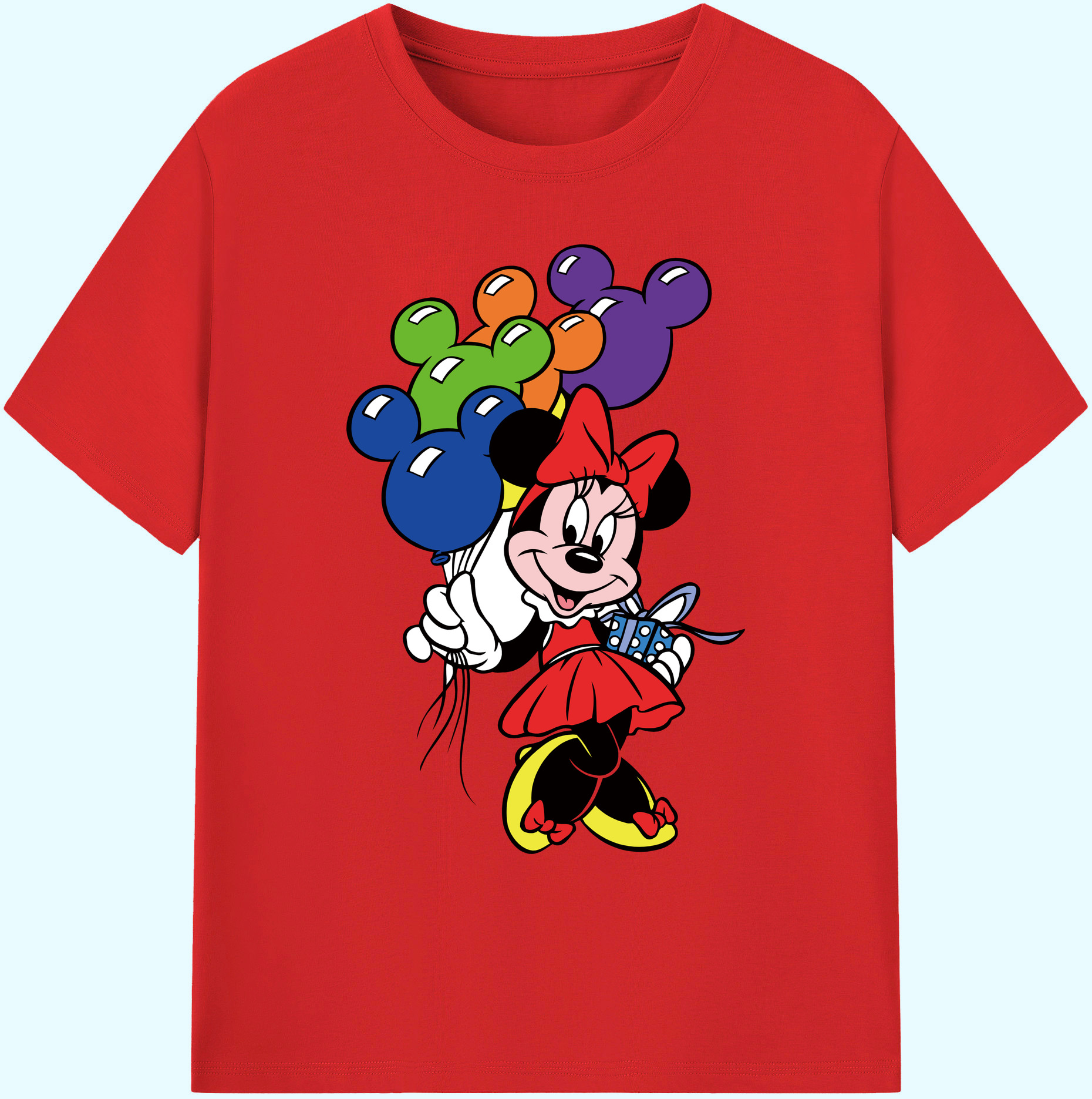 ミッキーマウス Mickey Mouse 綿100％ メンズ半袖Tシャツ｜肌触りやわらか＆通気性