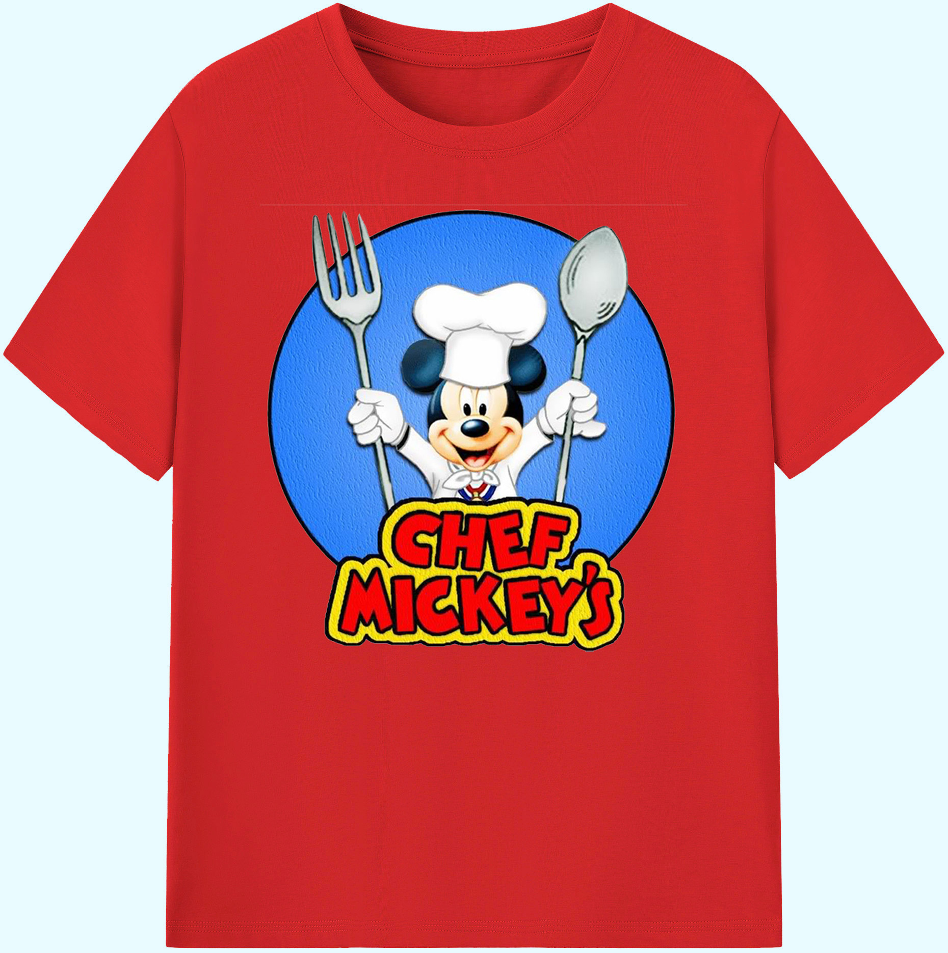 ミッキーマウス Mickey Mouse 綿100％ メンズ半袖Tシャツ｜肌触りやわらか＆通気性