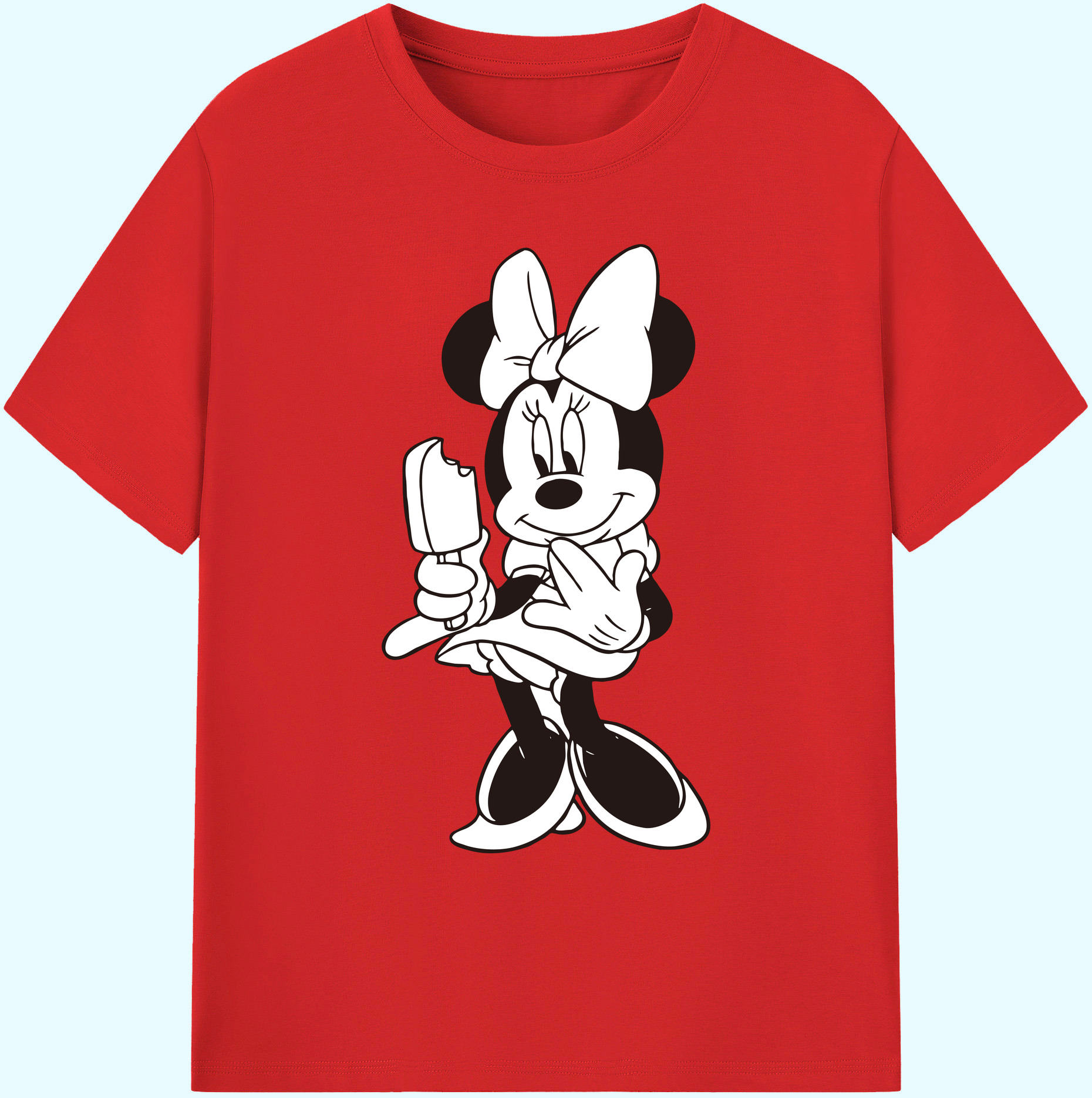 ミッキーマウス Mickey Mouse 綿100％ メンズ半袖Tシャツ｜肌触りやわらか＆通気性