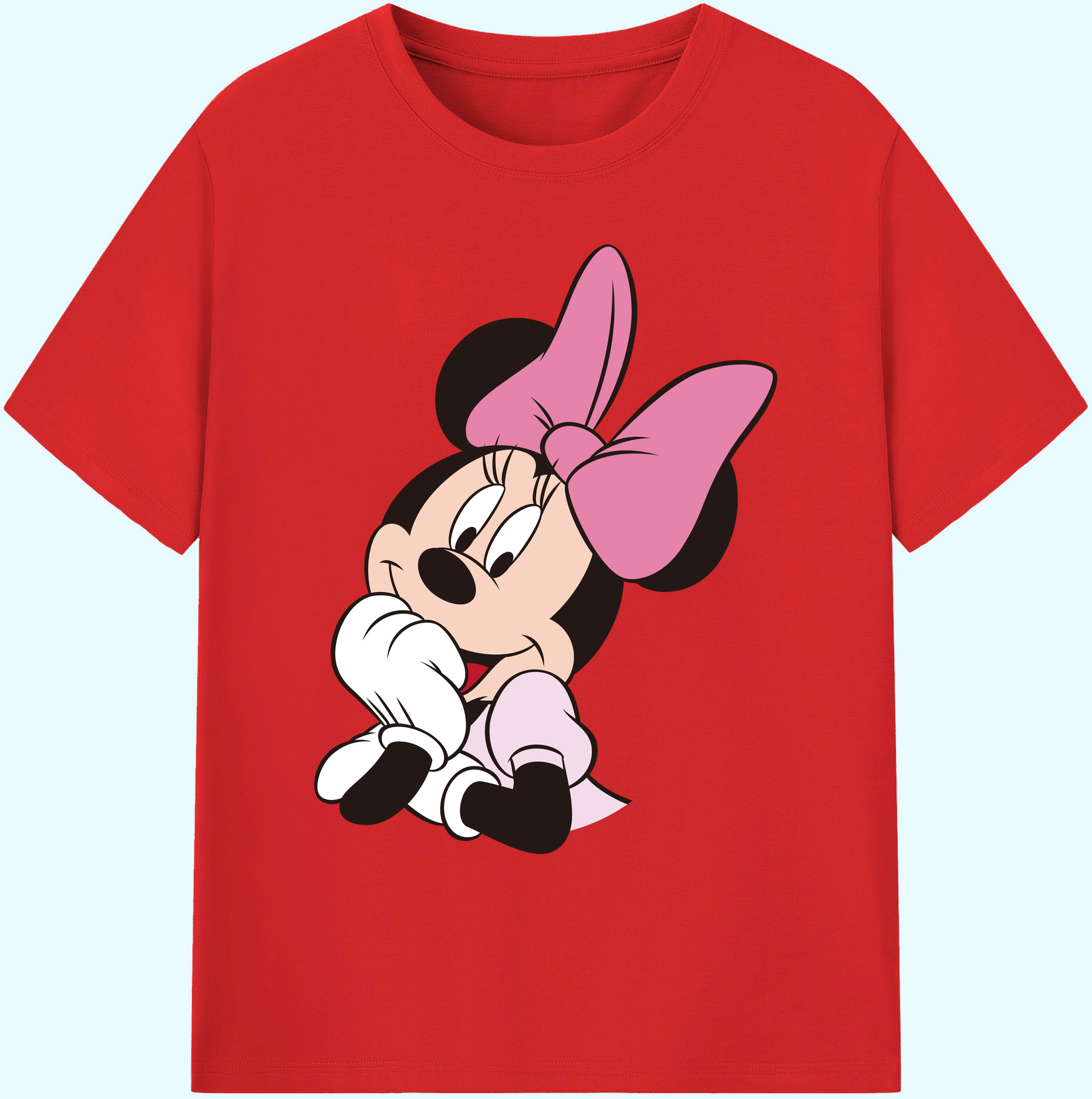 ミッキーマウス Mickey Mouse 綿100％ メンズ半袖Tシャツ｜肌触りやわらか＆通気性