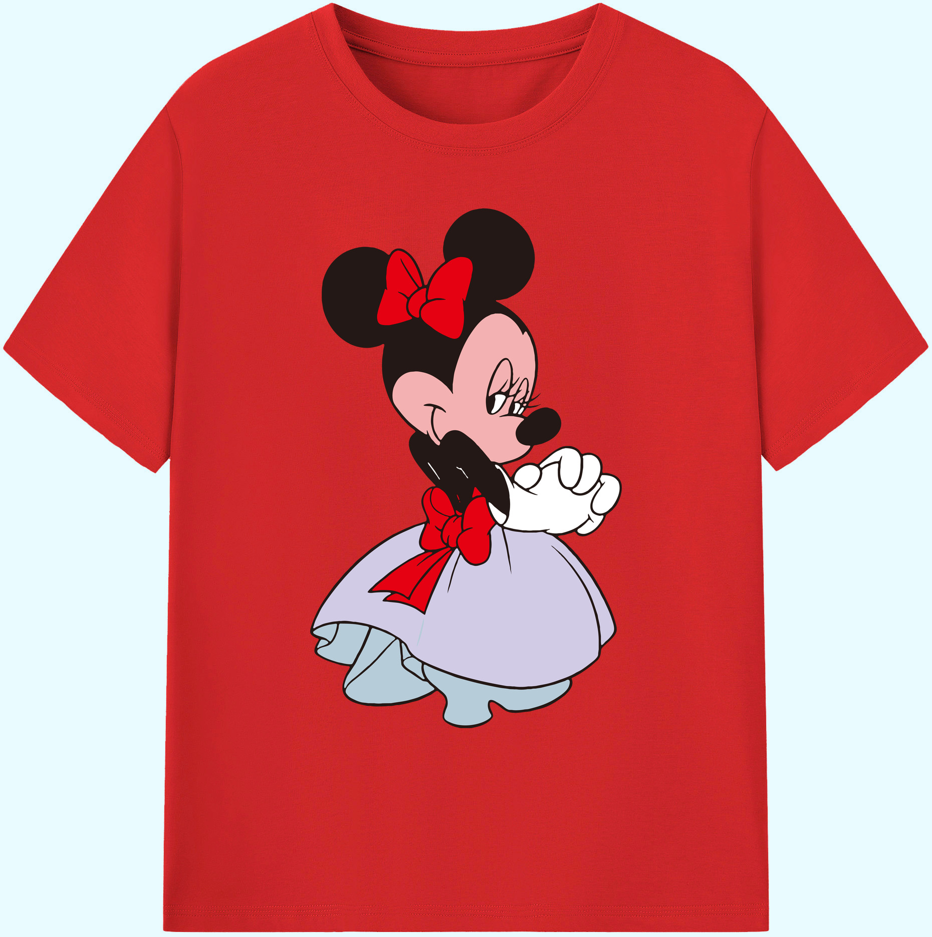 ミッキーマウス Mickey Mouse 綿100％ メンズ半袖Tシャツ｜肌触りやわらか＆通気性