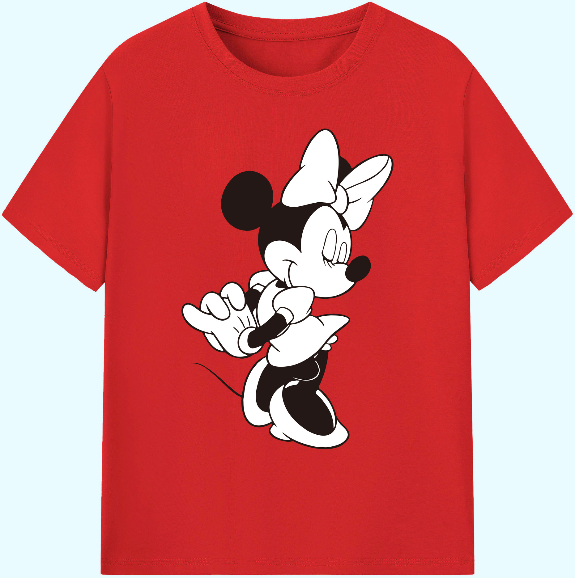 ミッキーマウス Mickey Mouse 綿100％ メンズ半袖Tシャツ｜肌触りやわらか＆通気性