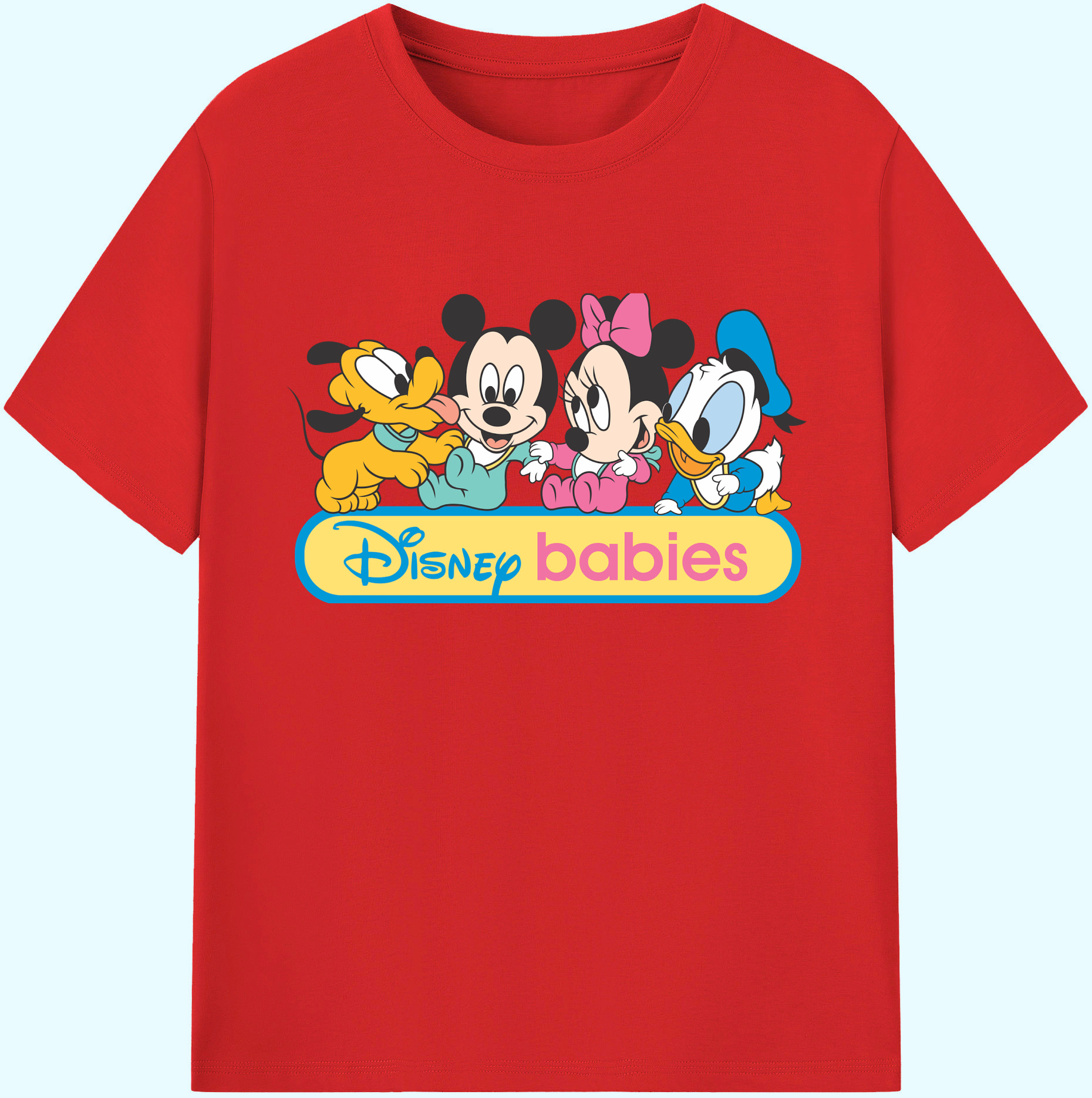 ミッキーマウス Mickey Mouse 綿100％ メンズ半袖Tシャツ｜肌触りやわらか＆通気性