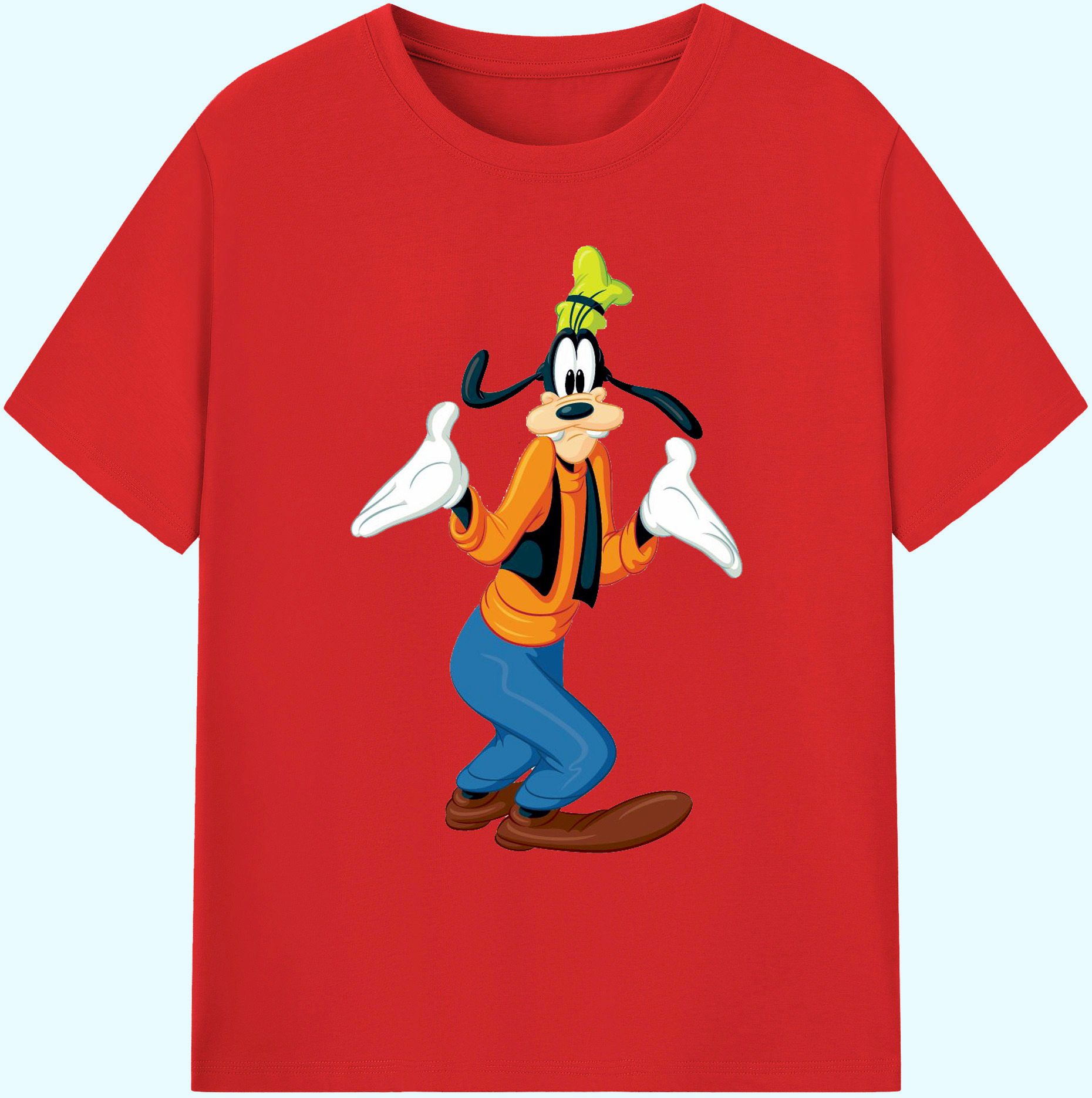 ミッキーマウス Mickey Mouse 綿100％ メンズ半袖Tシャツ｜肌触りやわらか＆通気性