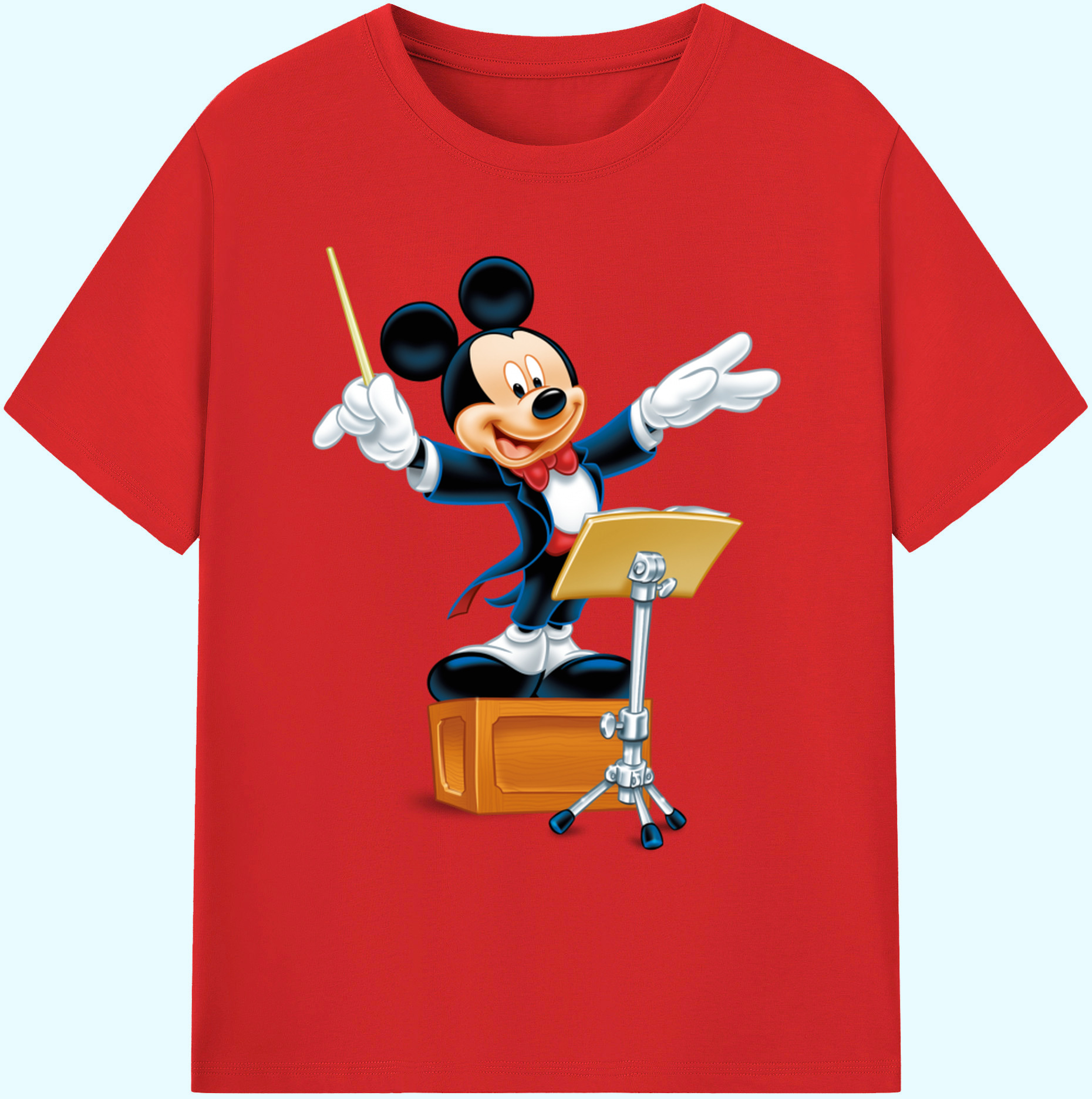 ミッキーマウス Mickey Mouse 綿100％ メンズ半袖Tシャツ｜肌触りやわらか＆通気性