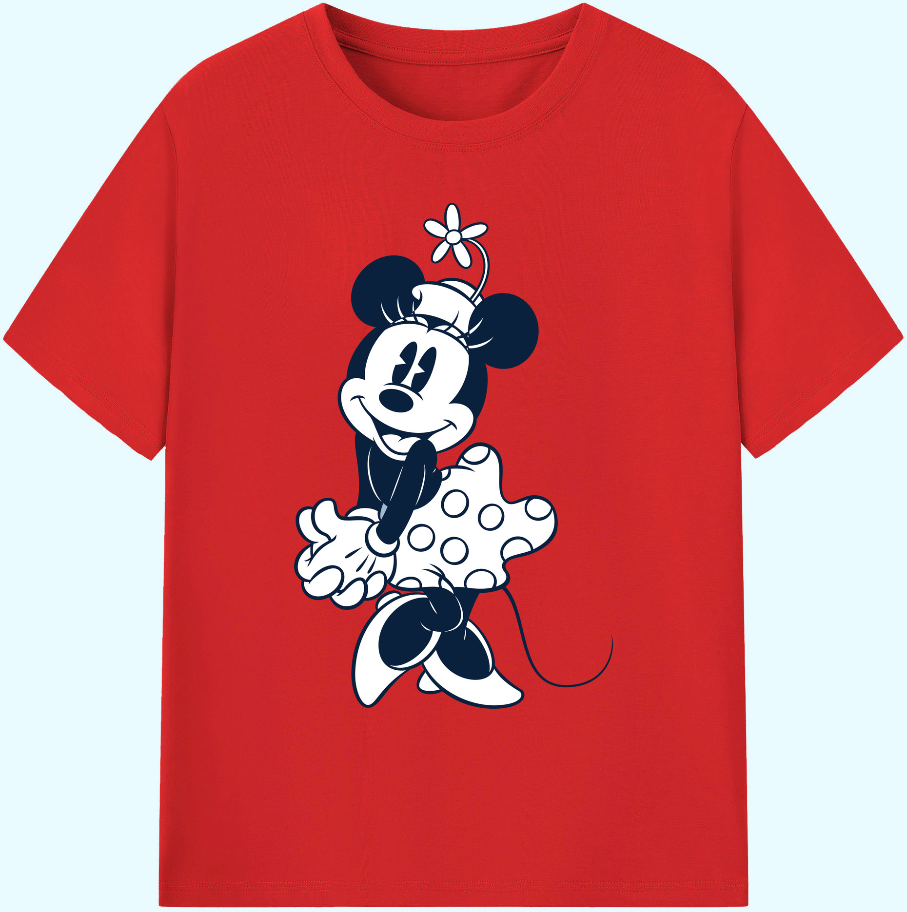 ミッキーマウス Mickey Mouse 綿100％ メンズ半袖Tシャツ｜肌触りやわらか＆通気性