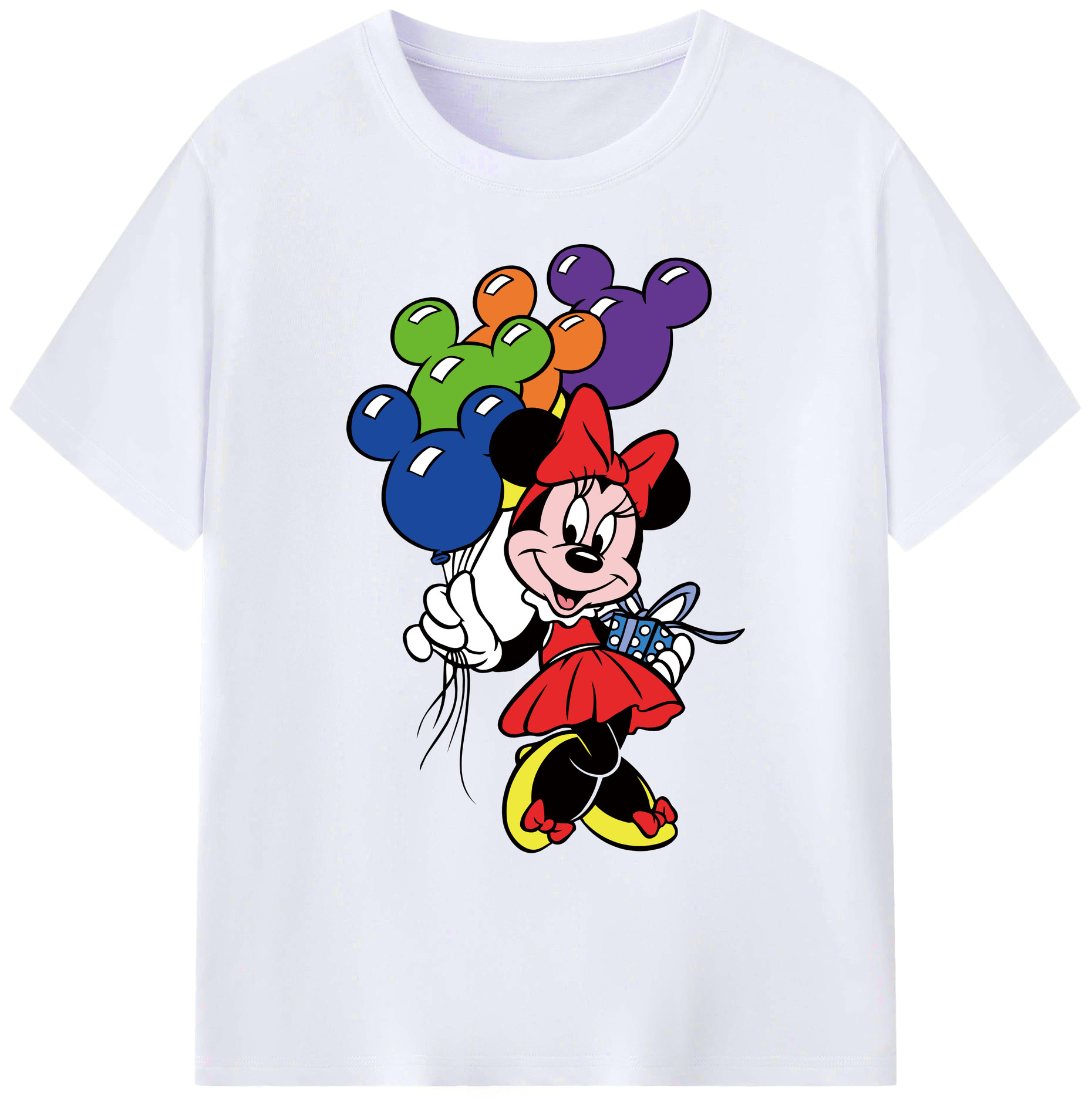 ミッキーマウス Mickey Mouse 綿100％ メンズ半袖Tシャツ｜肌触りやわらか＆通気性