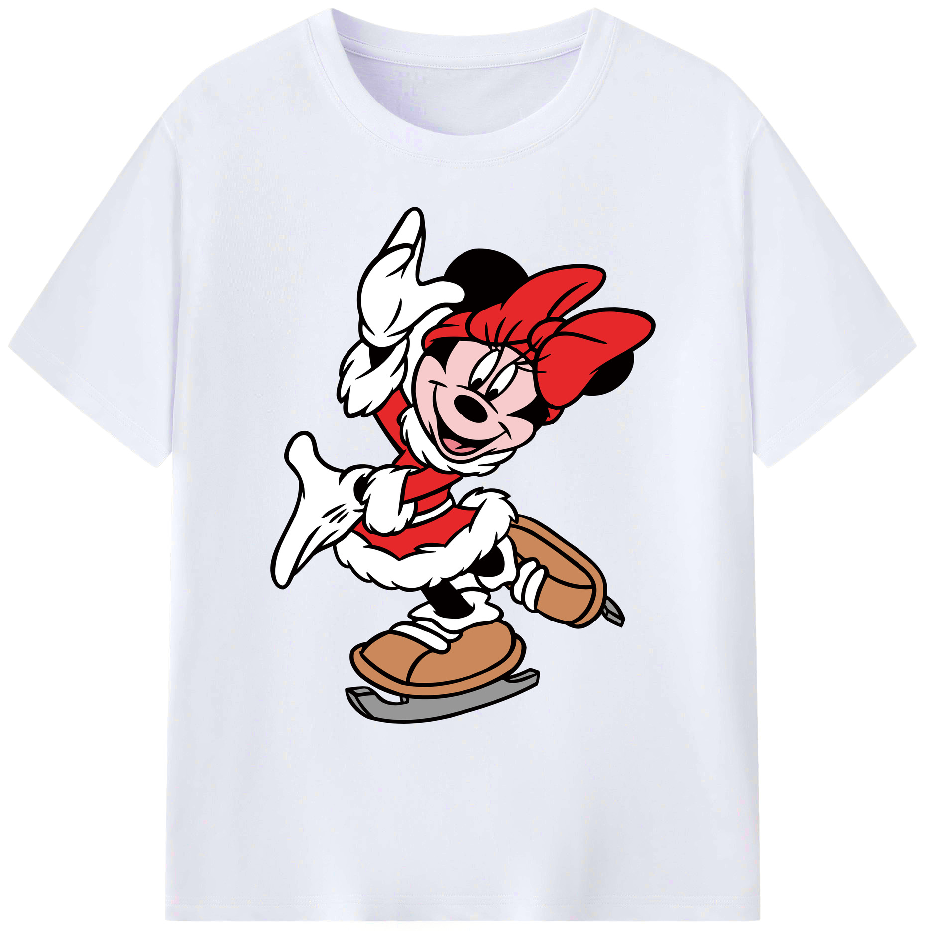 ミッキーマウス Mickey Mouse 綿100％ メンズ半袖Tシャツ｜肌触りやわらか＆通気性