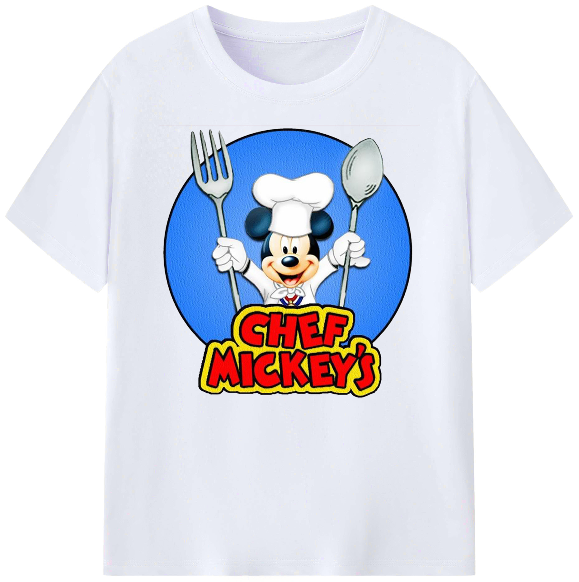 ミッキーマウス Mickey Mouse 綿100％ メンズ半袖Tシャツ｜肌触りやわらか＆通気性