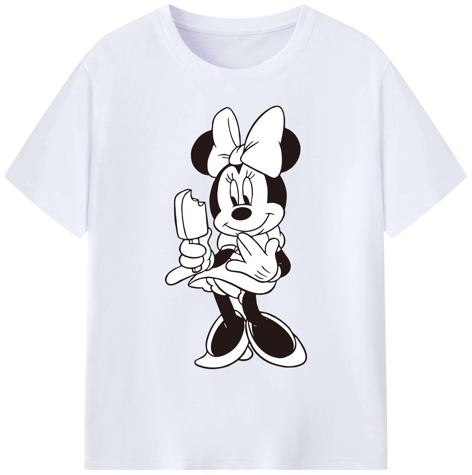 ミッキーマウス Mickey Mouse 綿100％ メンズ半袖Tシャツ｜肌触りやわらか＆通気性
