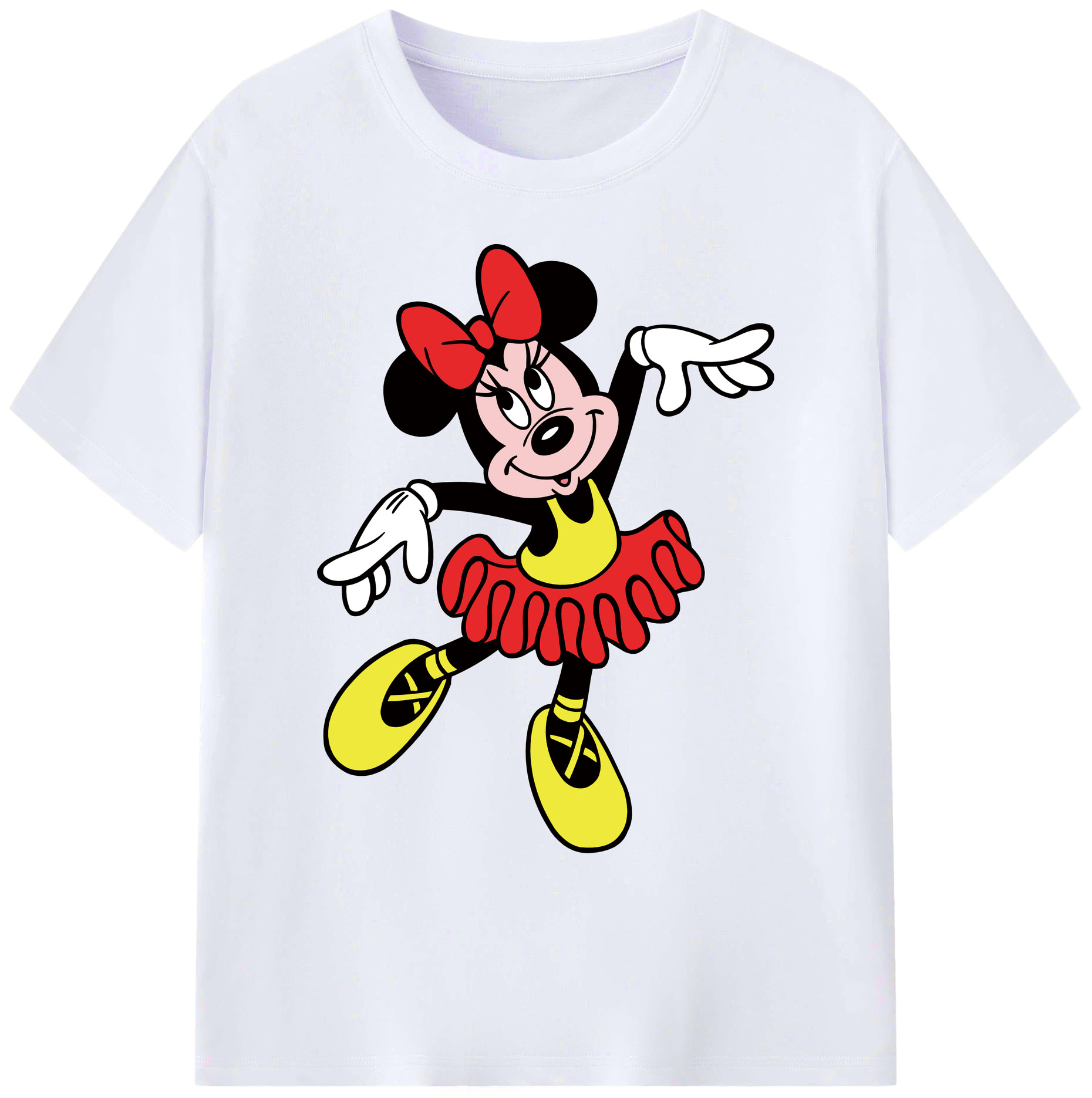 ミッキーマウス Mickey Mouse 綿100％ メンズ半袖Tシャツ｜肌触りやわらか＆通気性