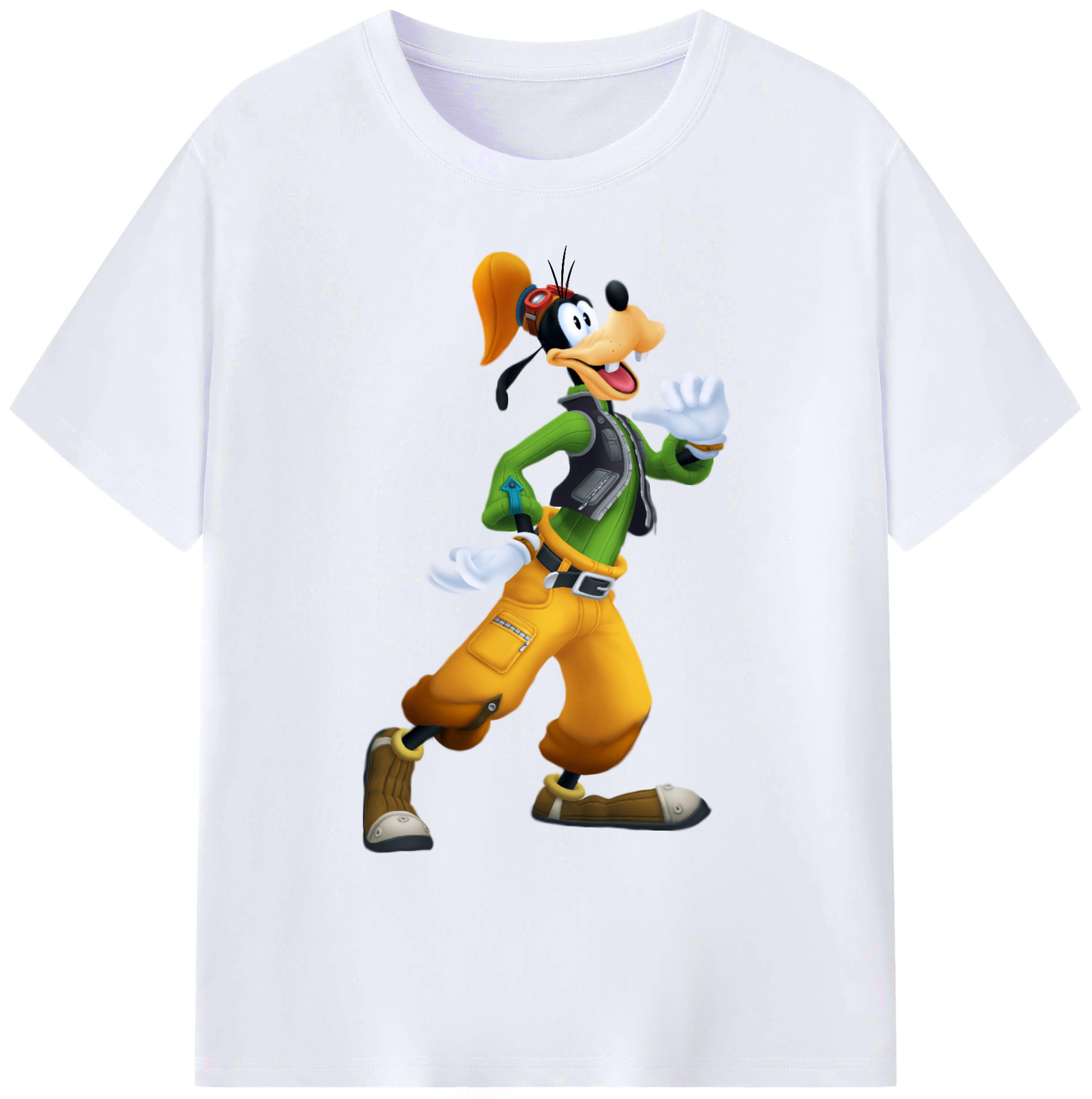 ミッキーマウス Mickey Mouse 綿100％ メンズ半袖Tシャツ｜肌触りやわらか＆通気性
